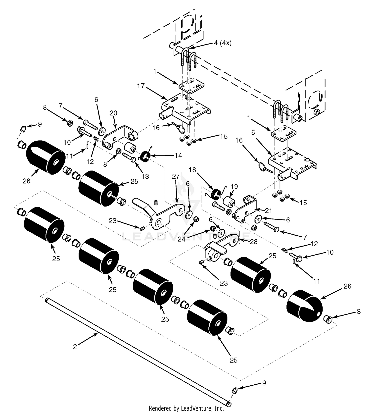 STC / STCII / STWC Striper Assembly