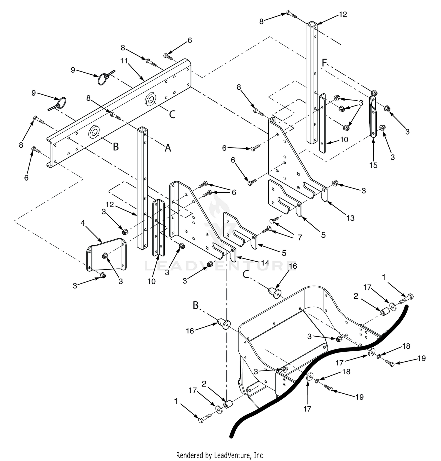 STC SUPPORT FRAME COMPONENTS