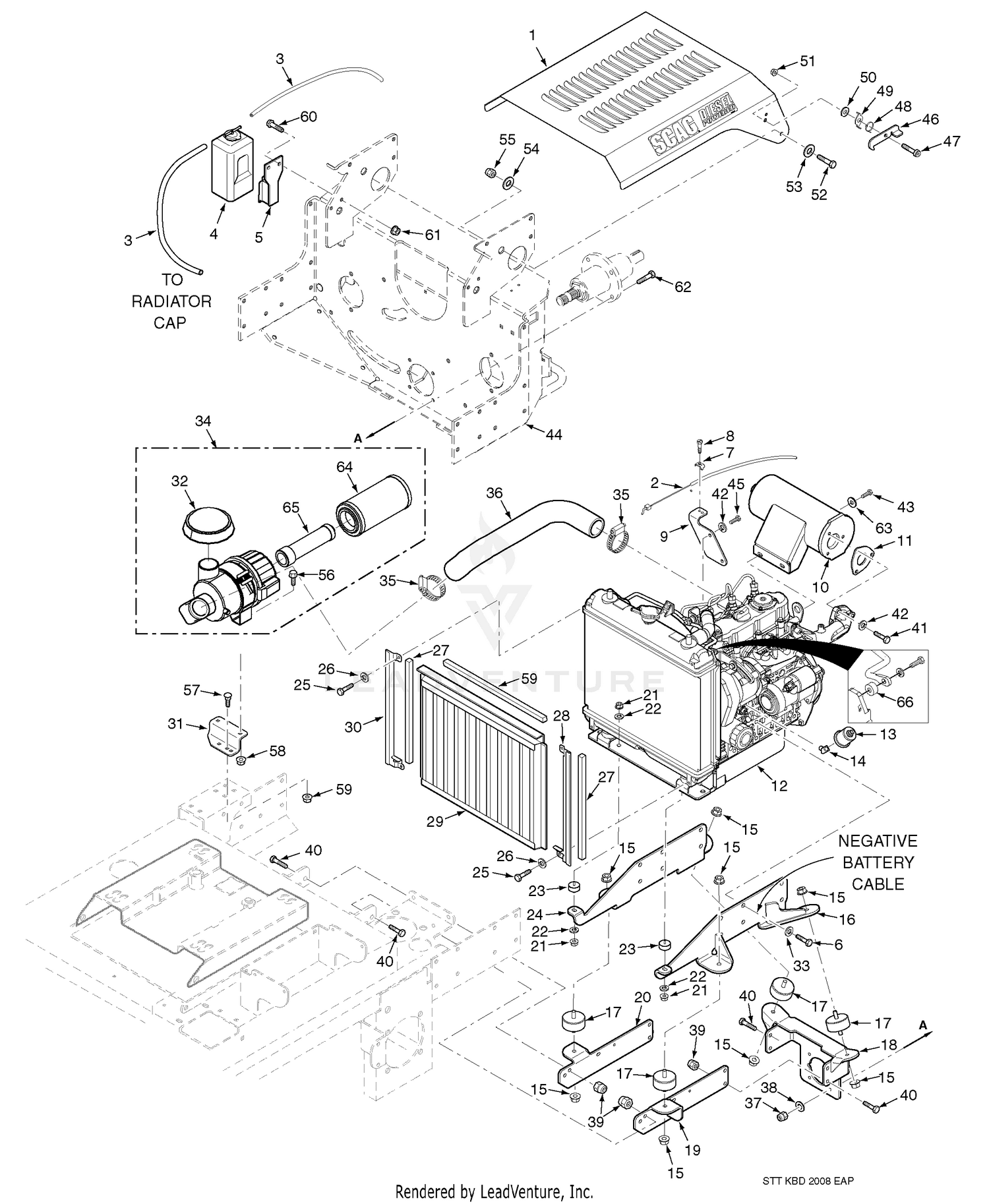 Engine & Attaching Parts - Kubota Diesel