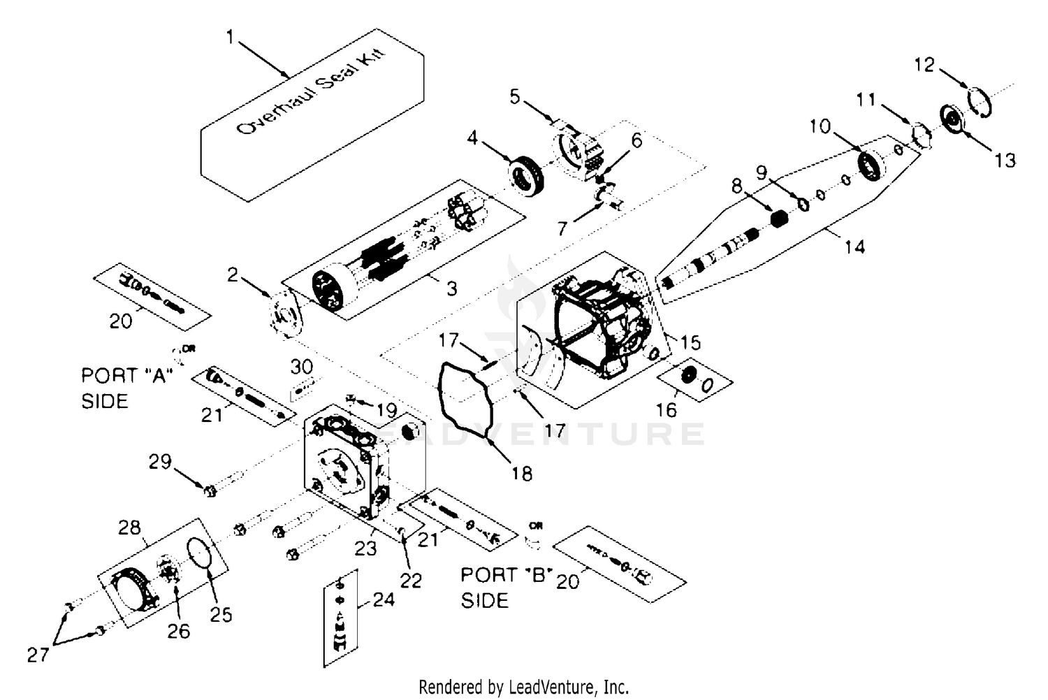 Hydraulic Pump Assembly BDP-16A