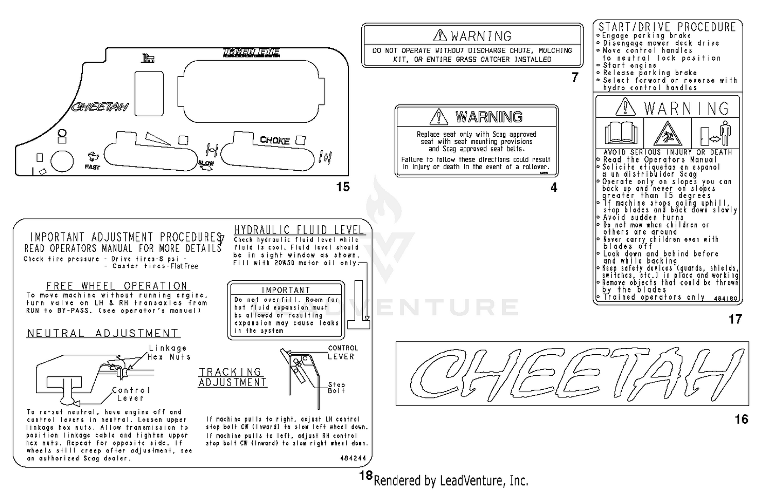 Replacement Decals And Information Plates (Part 2)