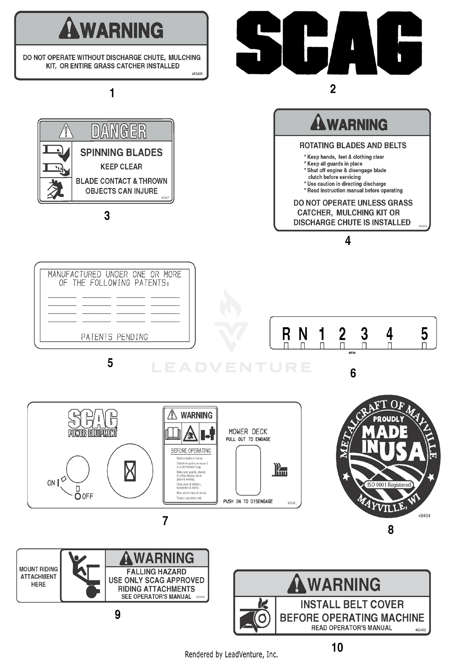 Replacement Decals And Information Plates (Part 1)
