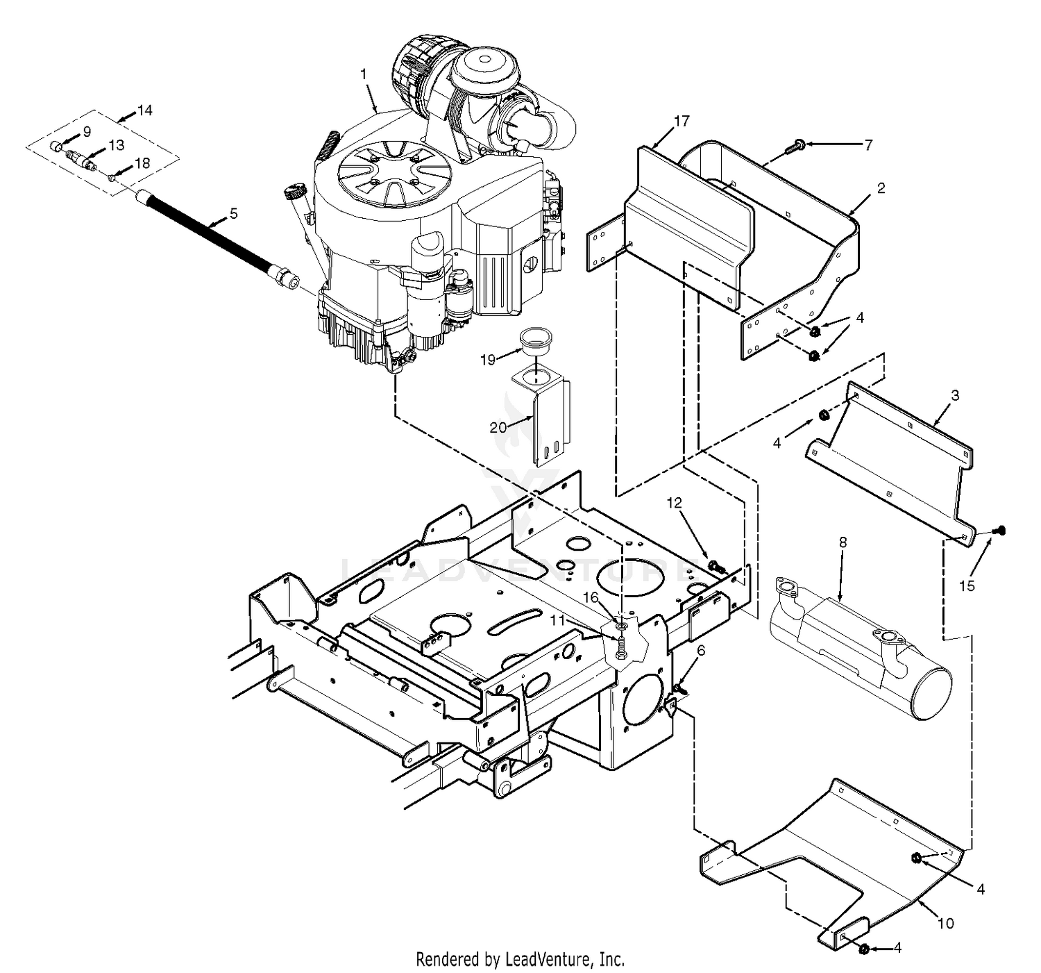Engine & Attaching Parts