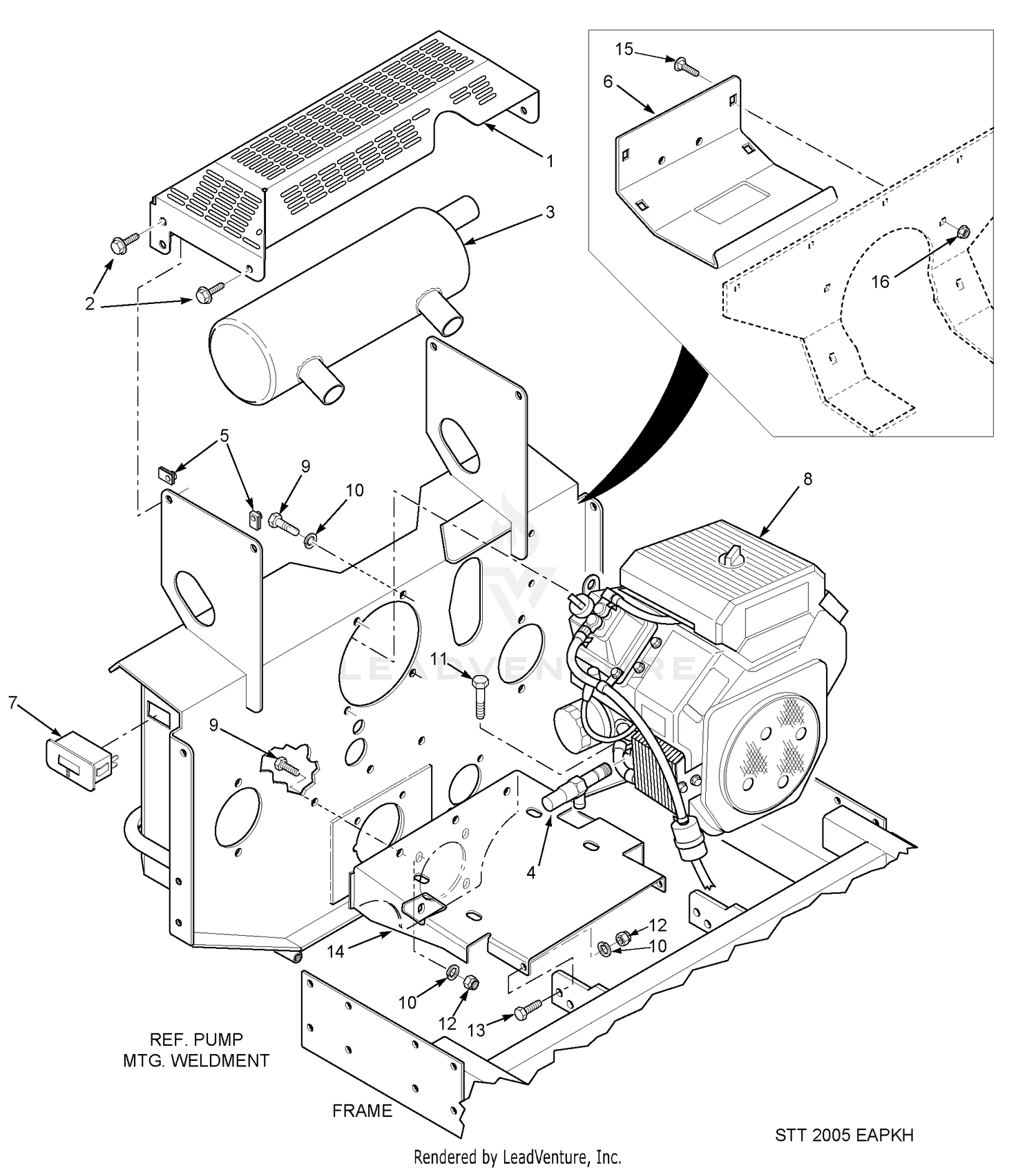 Engine And Attaching Parts - Kohler
