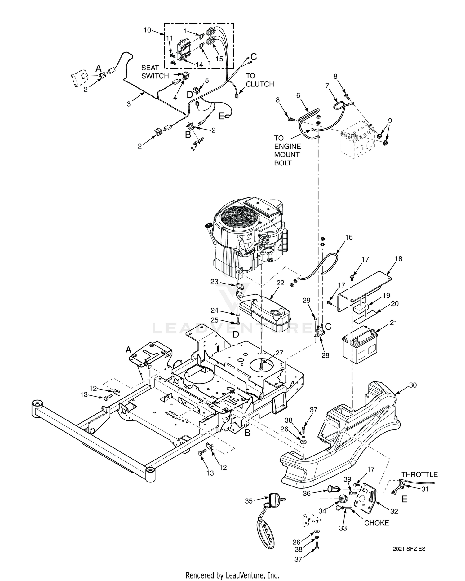 EXHAUST AND ELECTRICAL SYSTEM