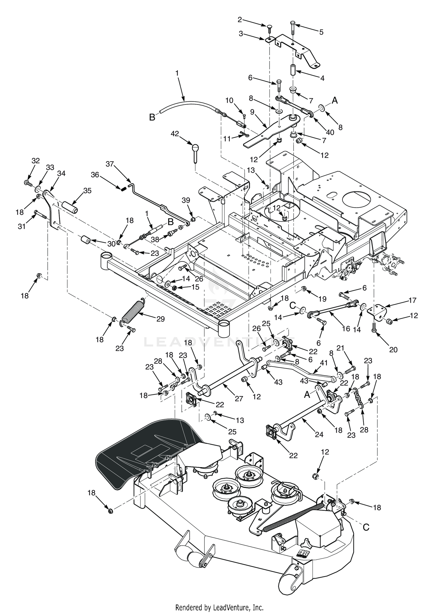 CUTTER DECK CONTROLS - SFZ52H