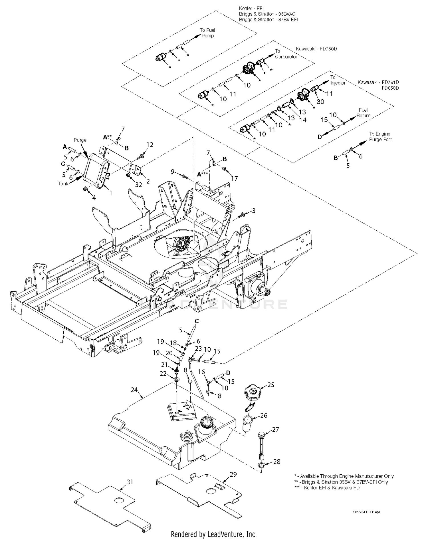 STII Fuel System - Gasoline Engines