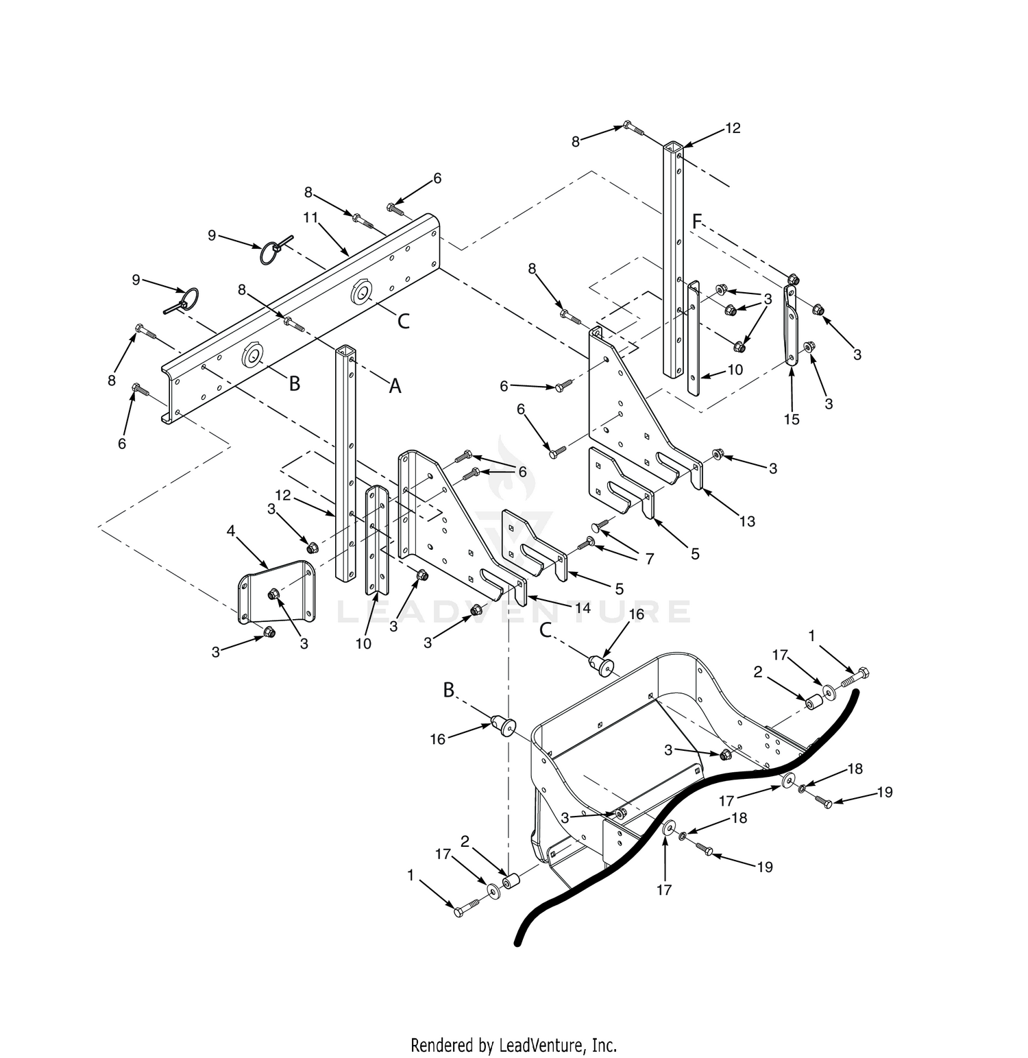STC SUPPORT FRAME COMPONENTS