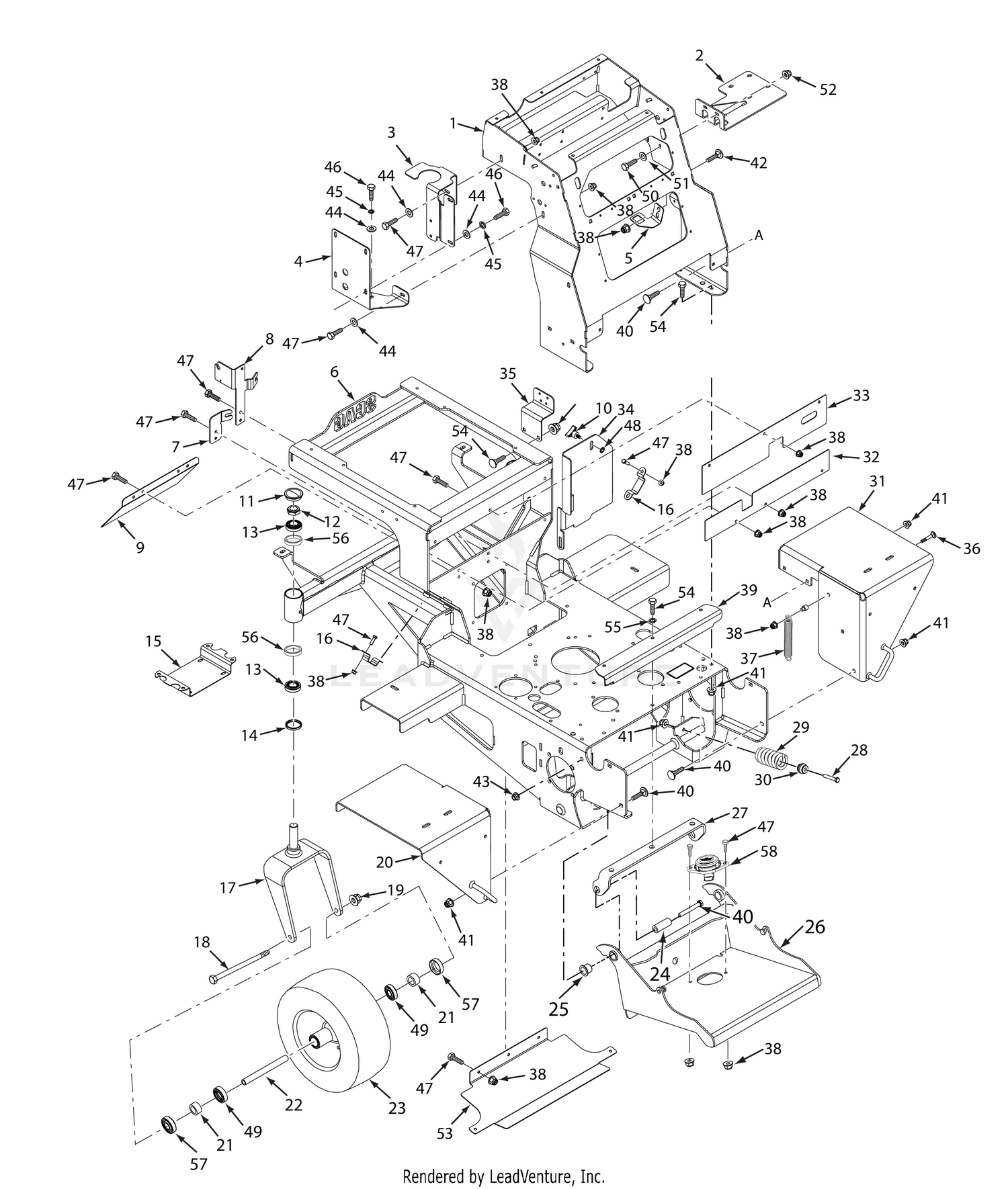 STS 60XL SHEET METAL COMPONENTS