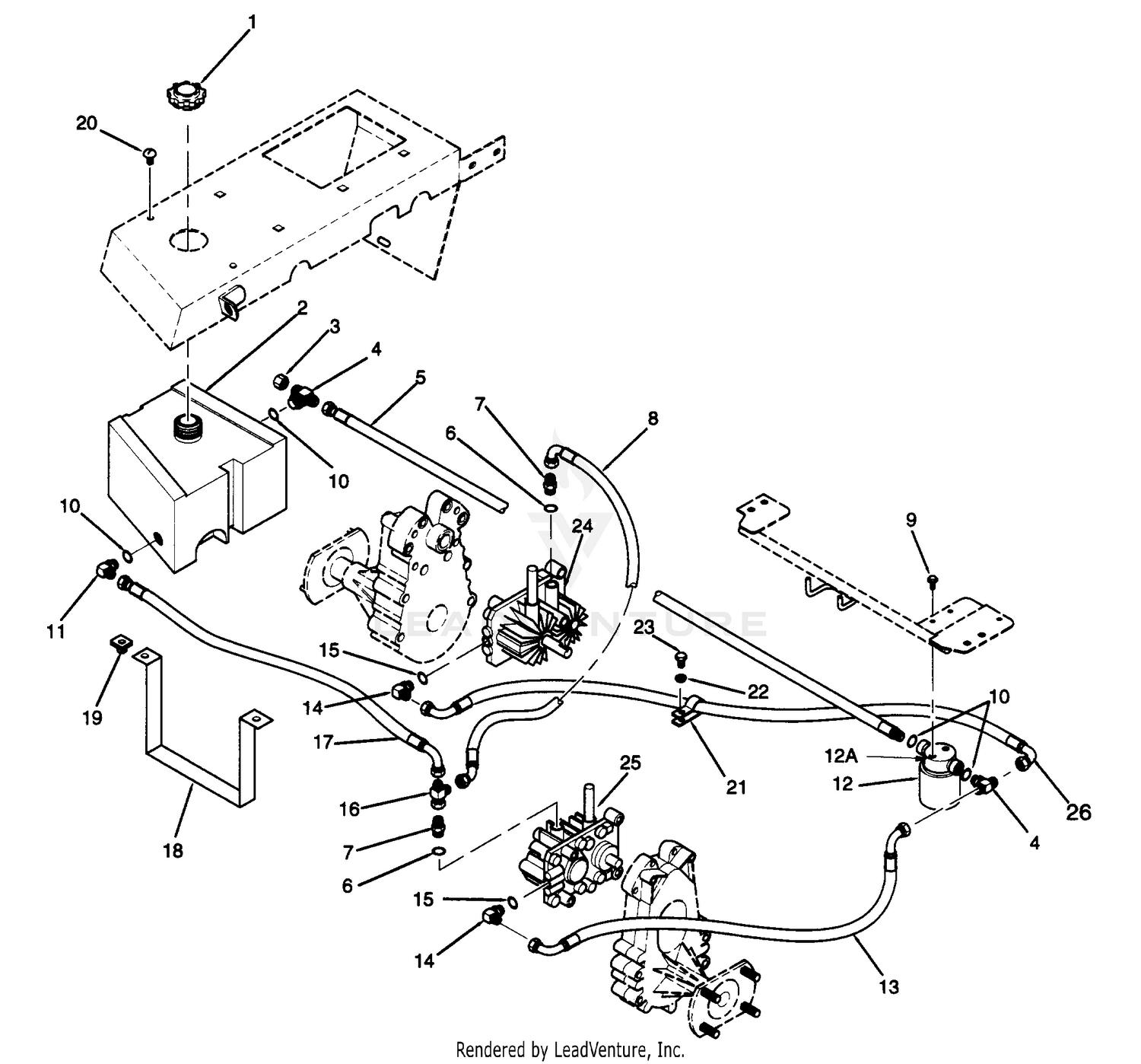 HYDRAULIC COMPONENTS AND LINES