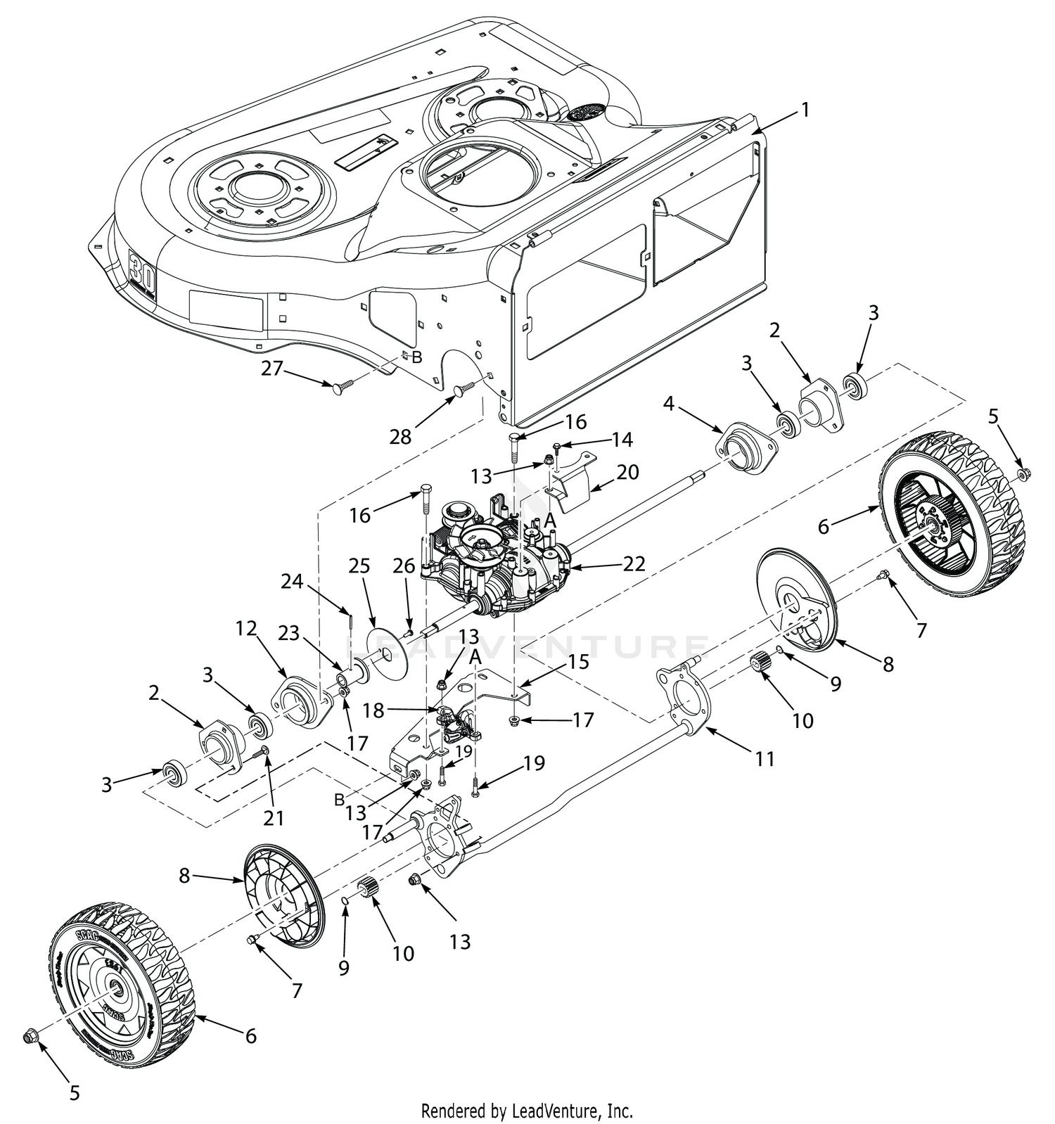 REAR DRIVE SYSTEM COMPONENTS