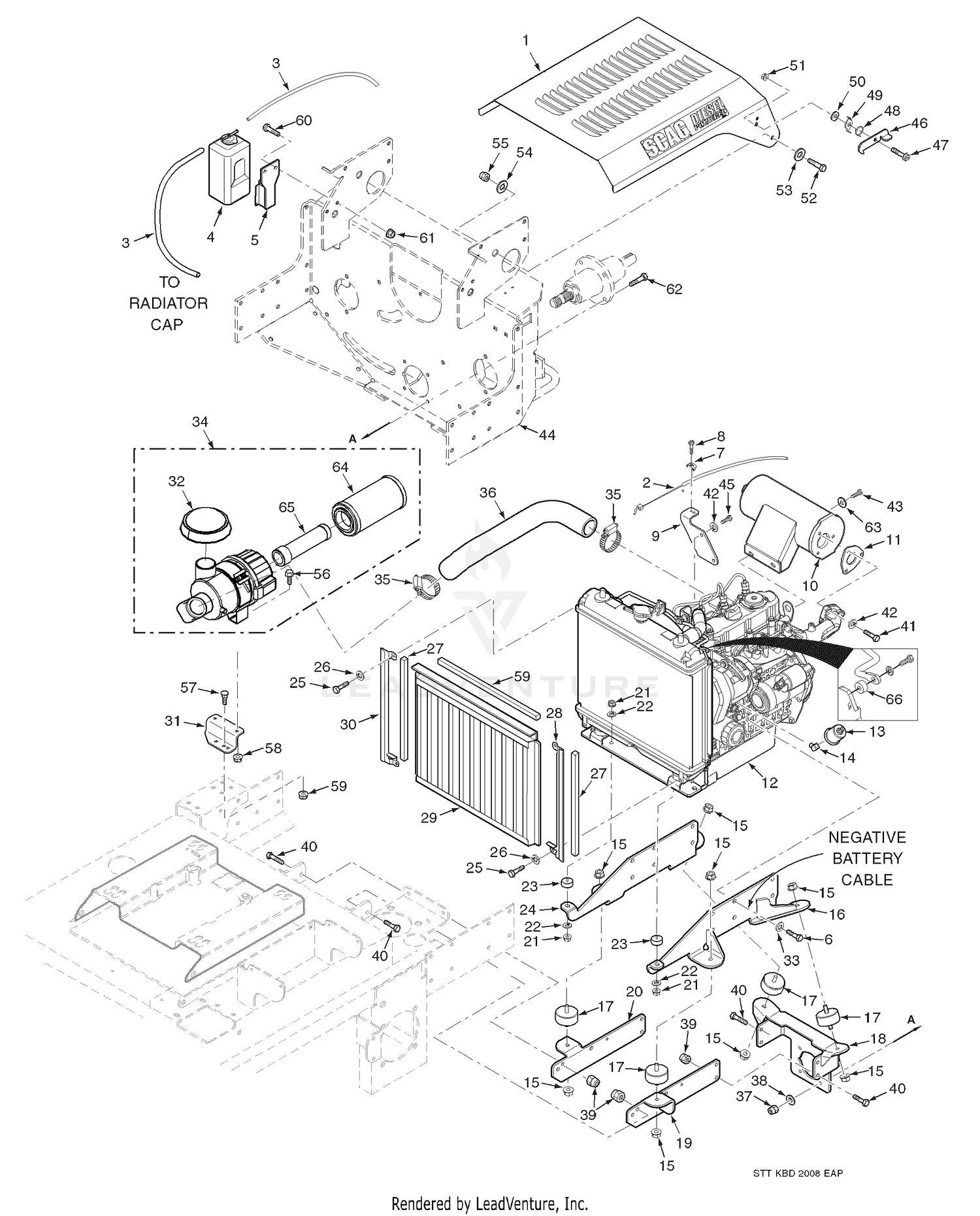 Engine & Attaching Parts - Kubota Diesel