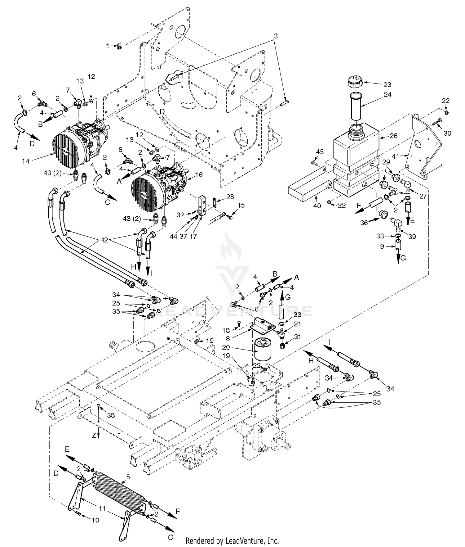 Hydraulic System - Kubota Dual Fuel