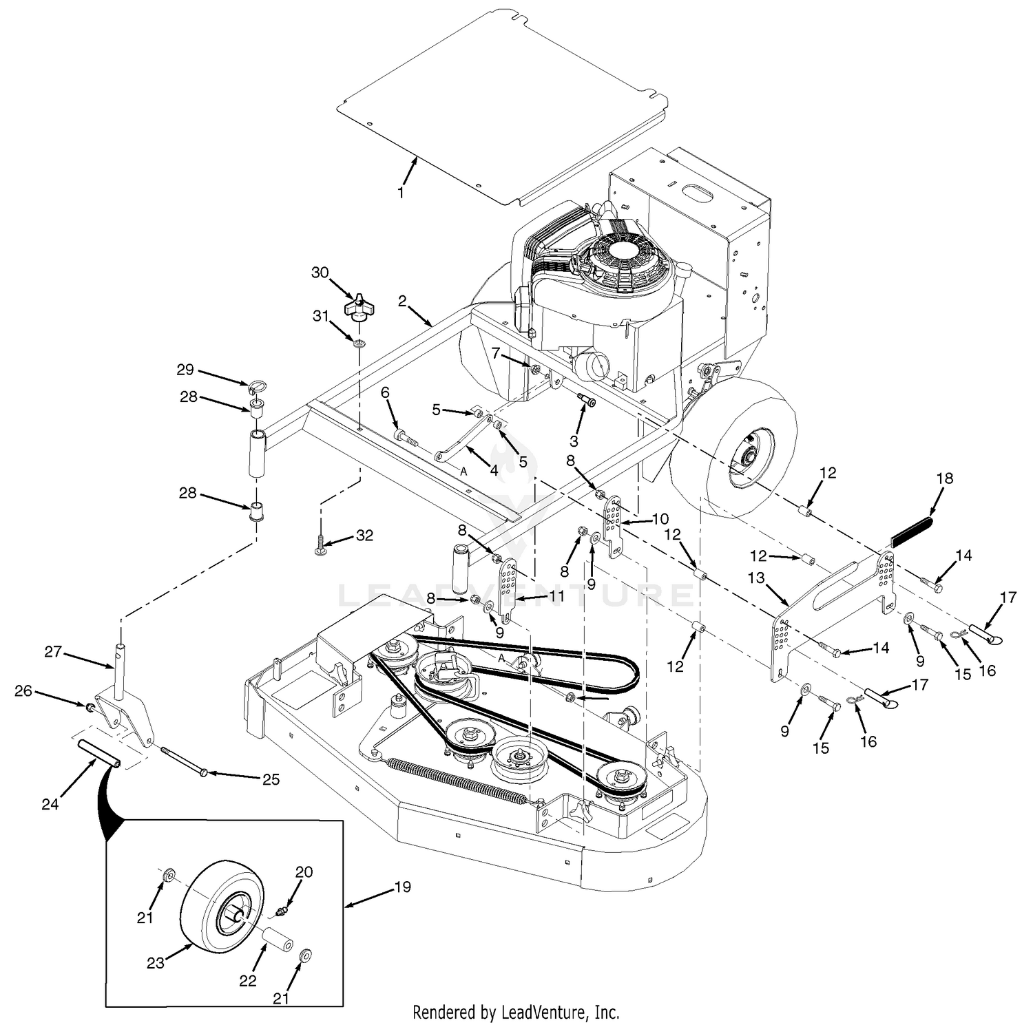 Cutter Deck Controls