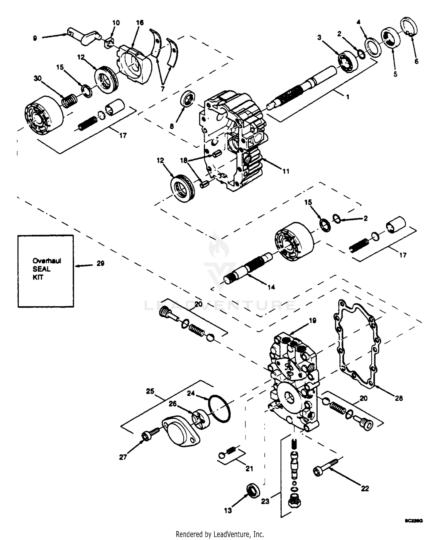 BDU-10L Hydraulic Pump