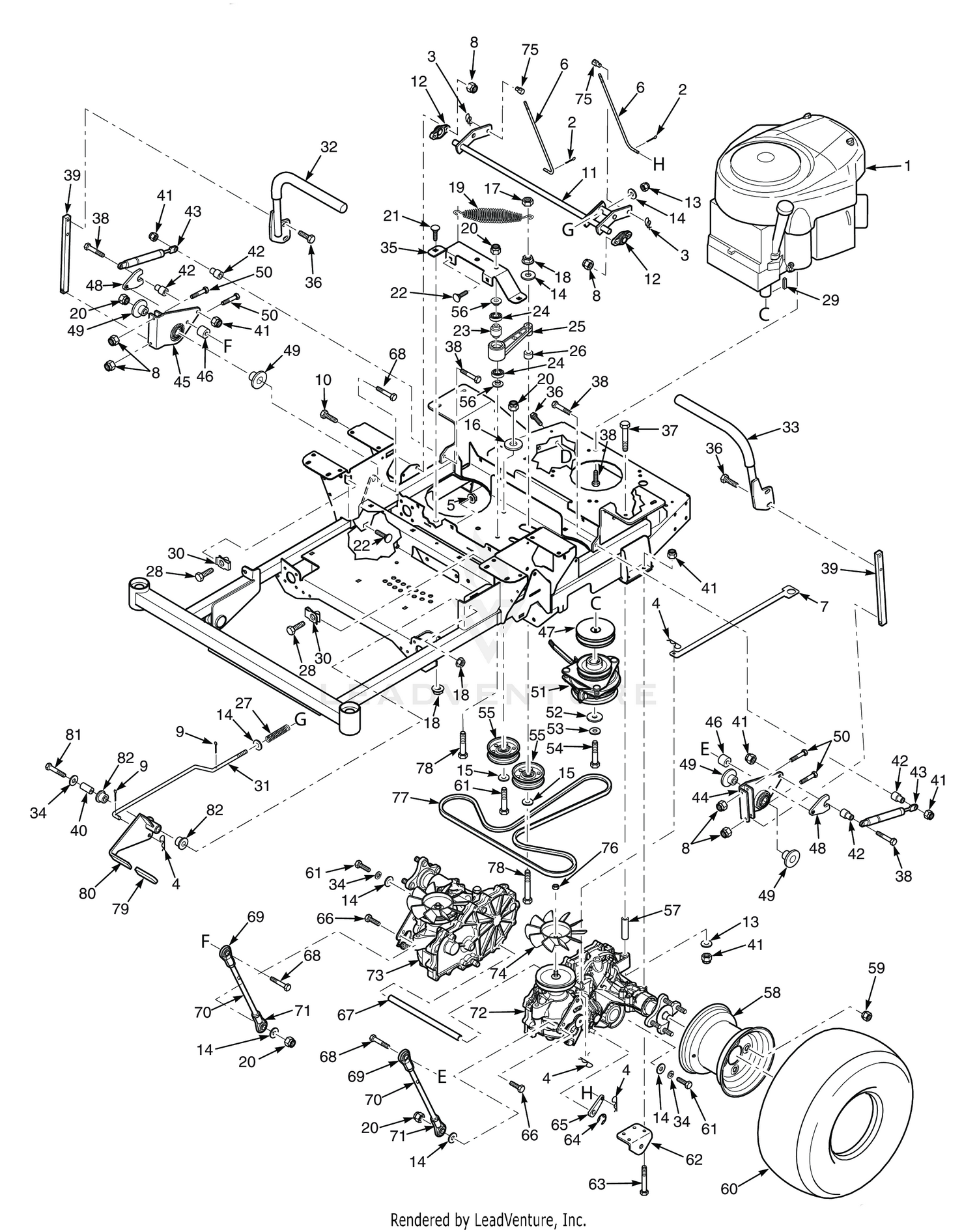 DRIVE SYSTEM COMPONENTS - SFZ52H