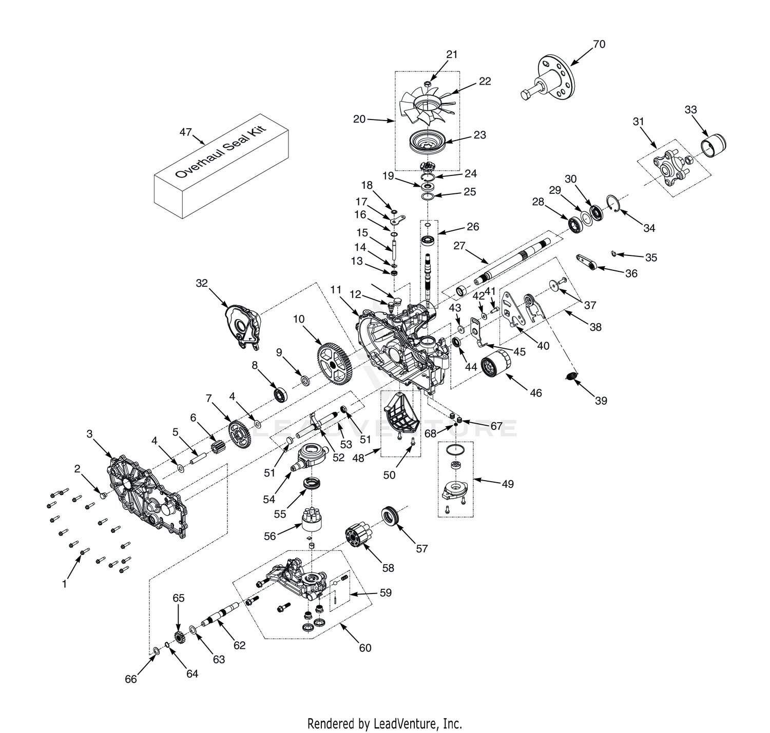 ZT-2800 HYDRAULIC AXLE ASSEMBLY