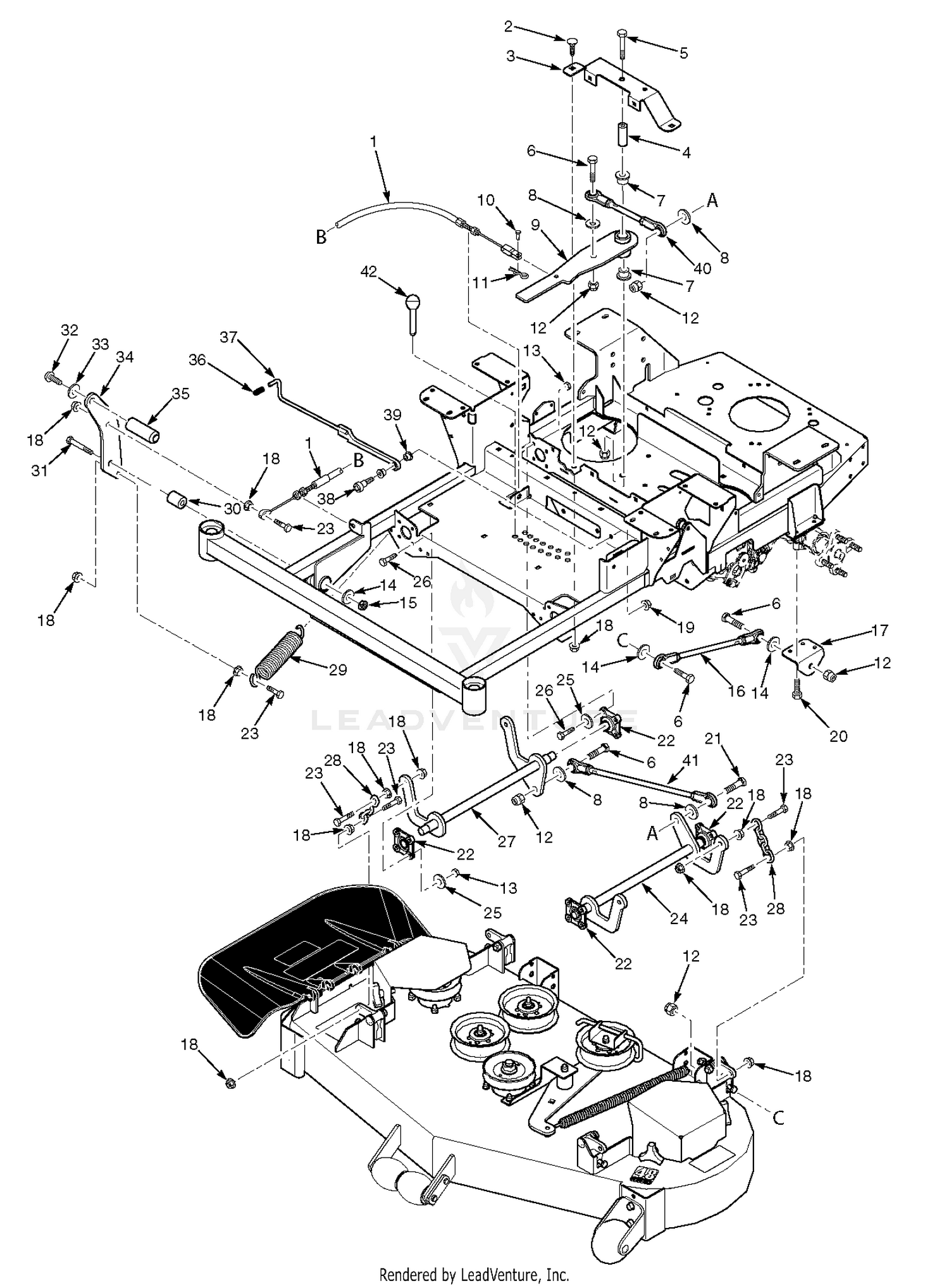 Cutter Deck Controls - SFZ52