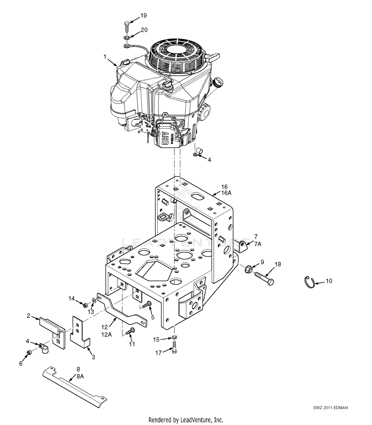 Engine Deck - Manual Start