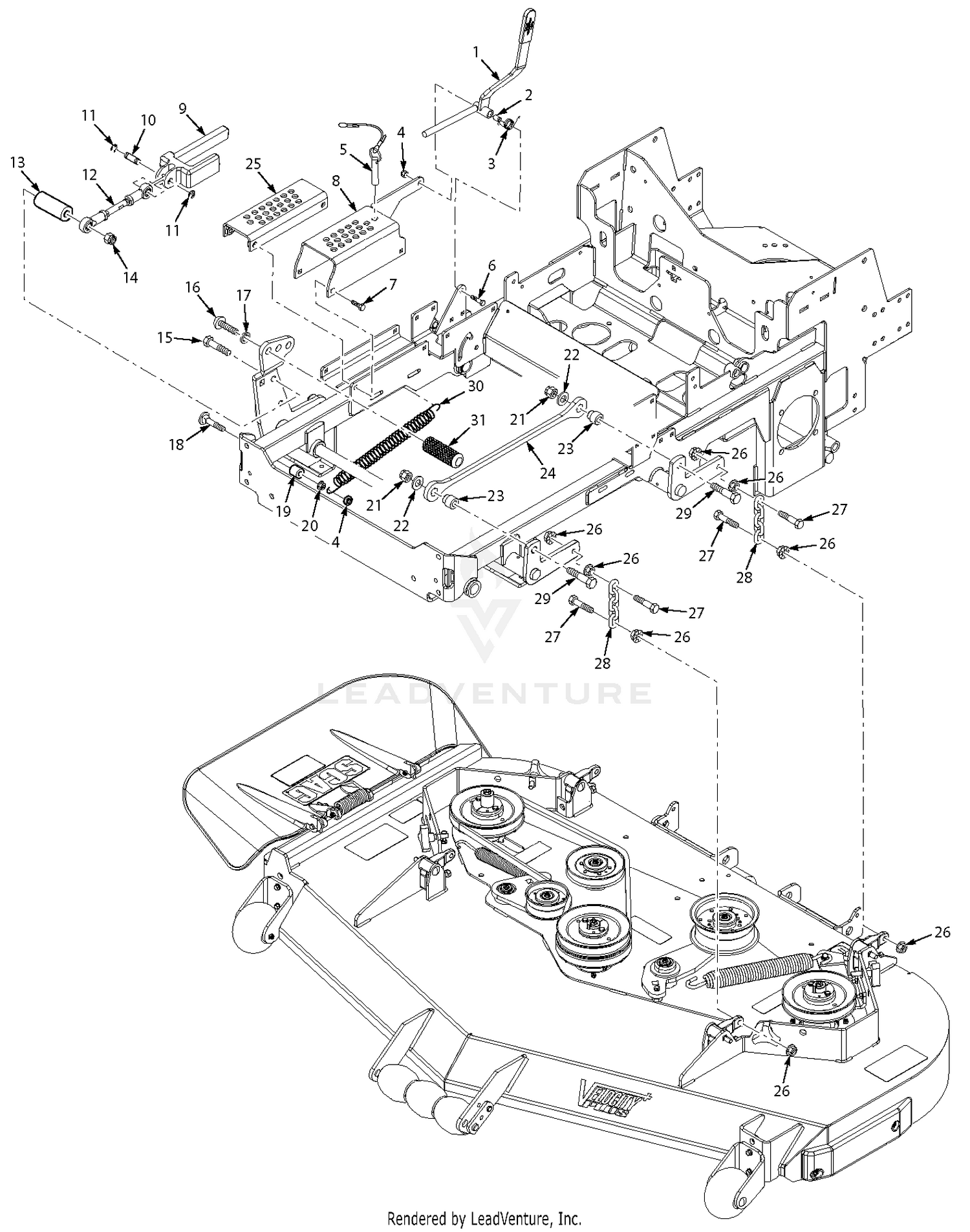 Cutter Deck Controls