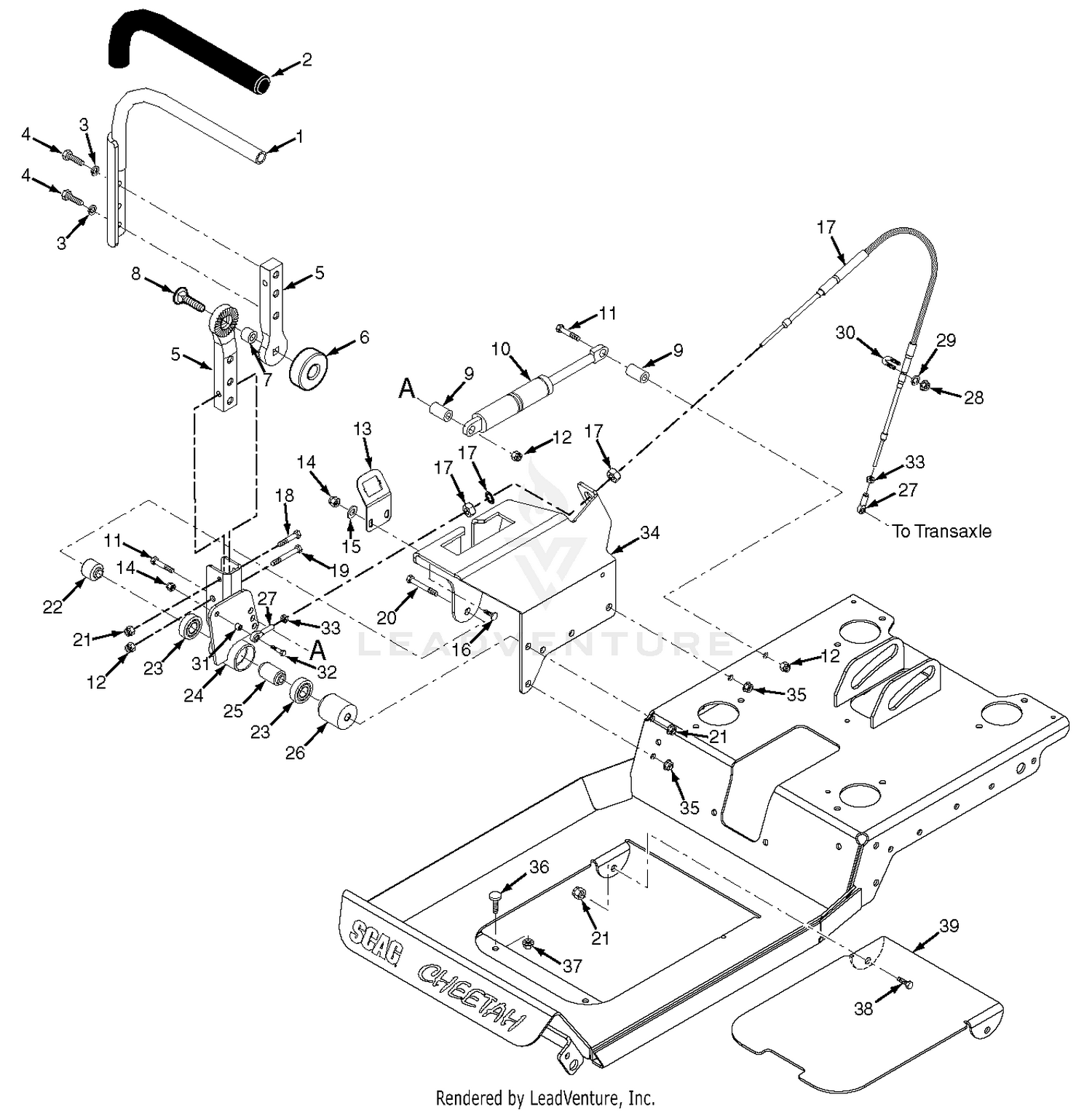 SCZ Steering & Foot Platform Components