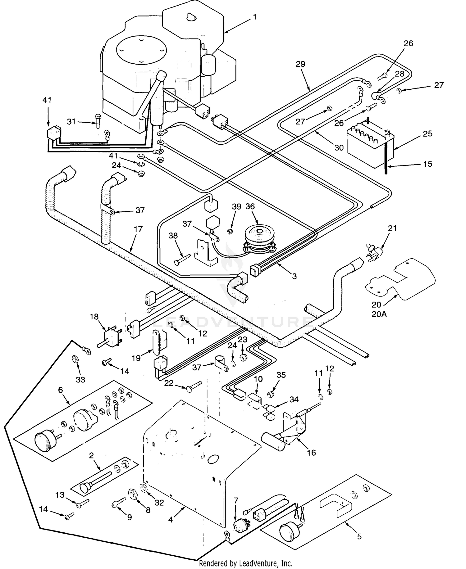 52" & 61" Instrument Panel & Electrical Components