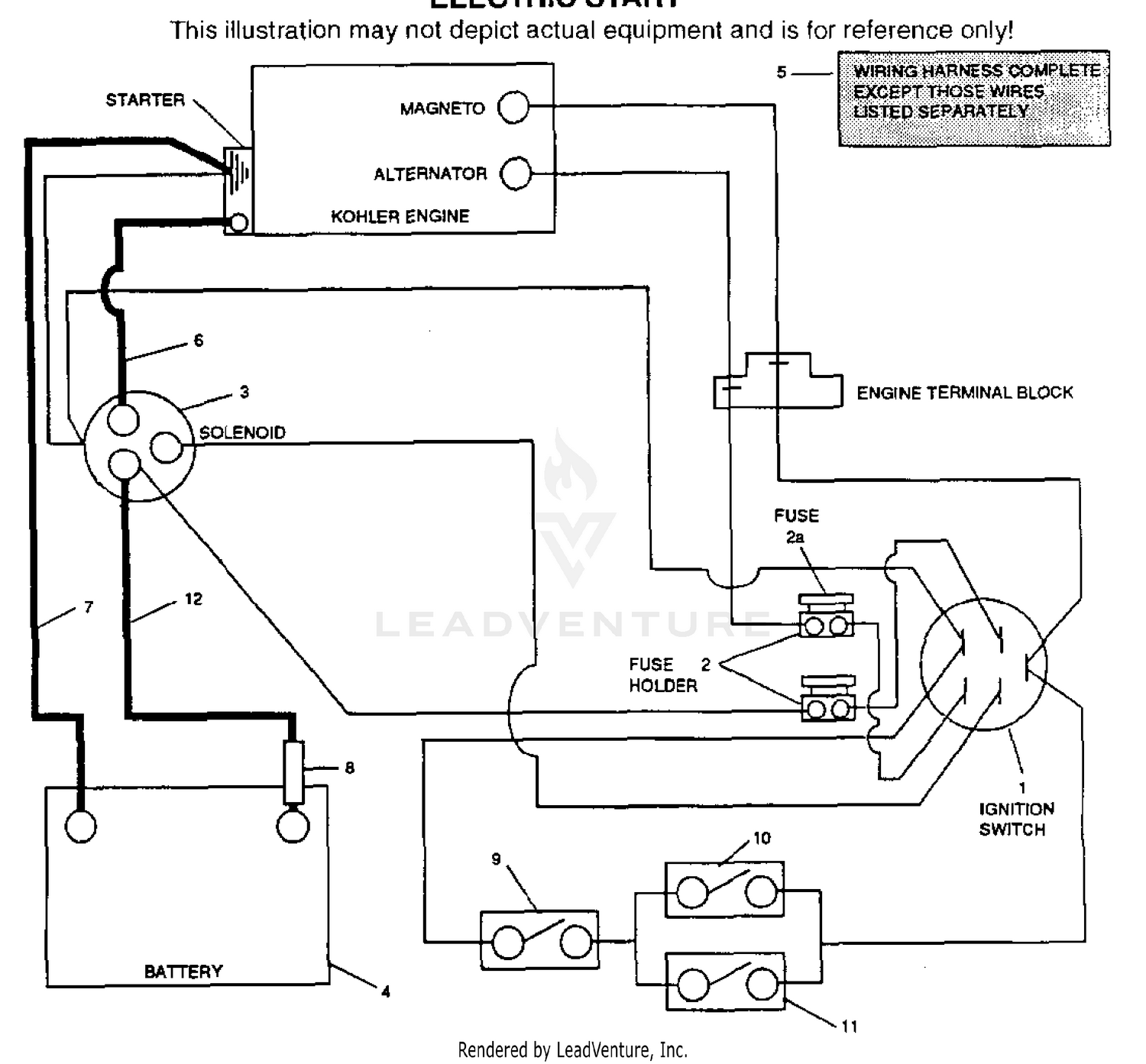 ELECTRIC START ELECTRICAL SYSTEM
