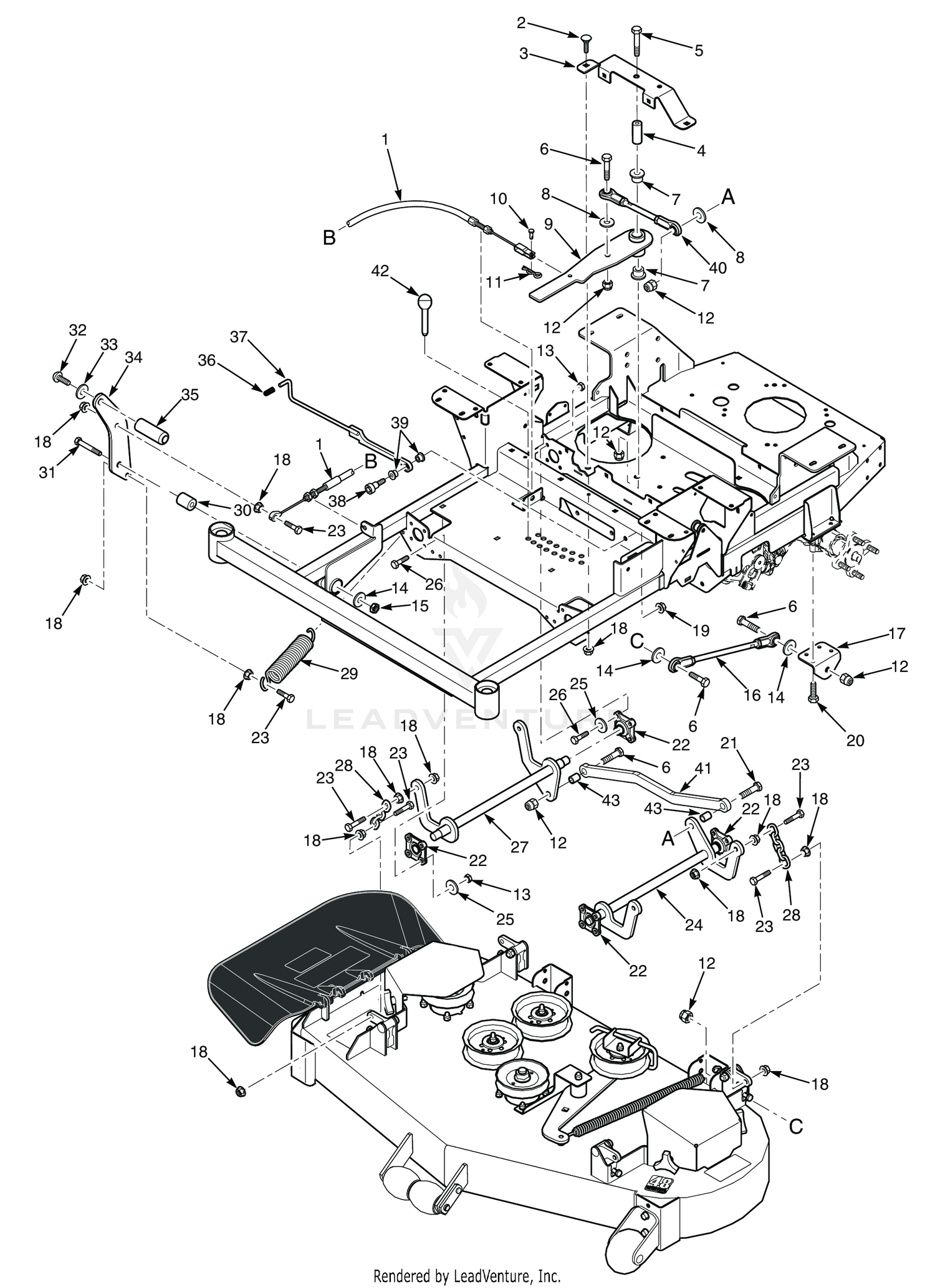 CUTTER DECK CONTROLS - SPZ52H