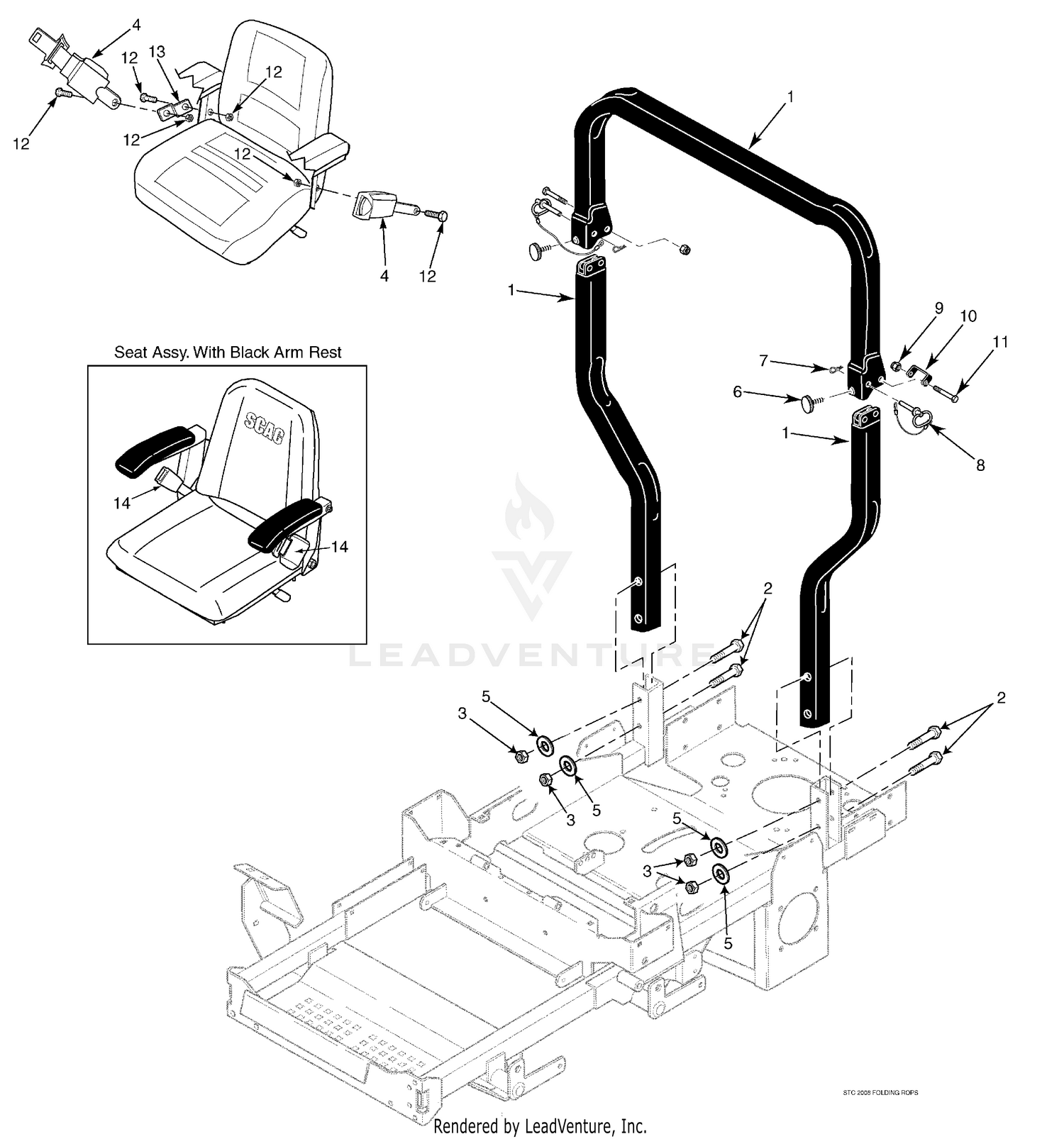 STC Foldable Roll-Over Protection System