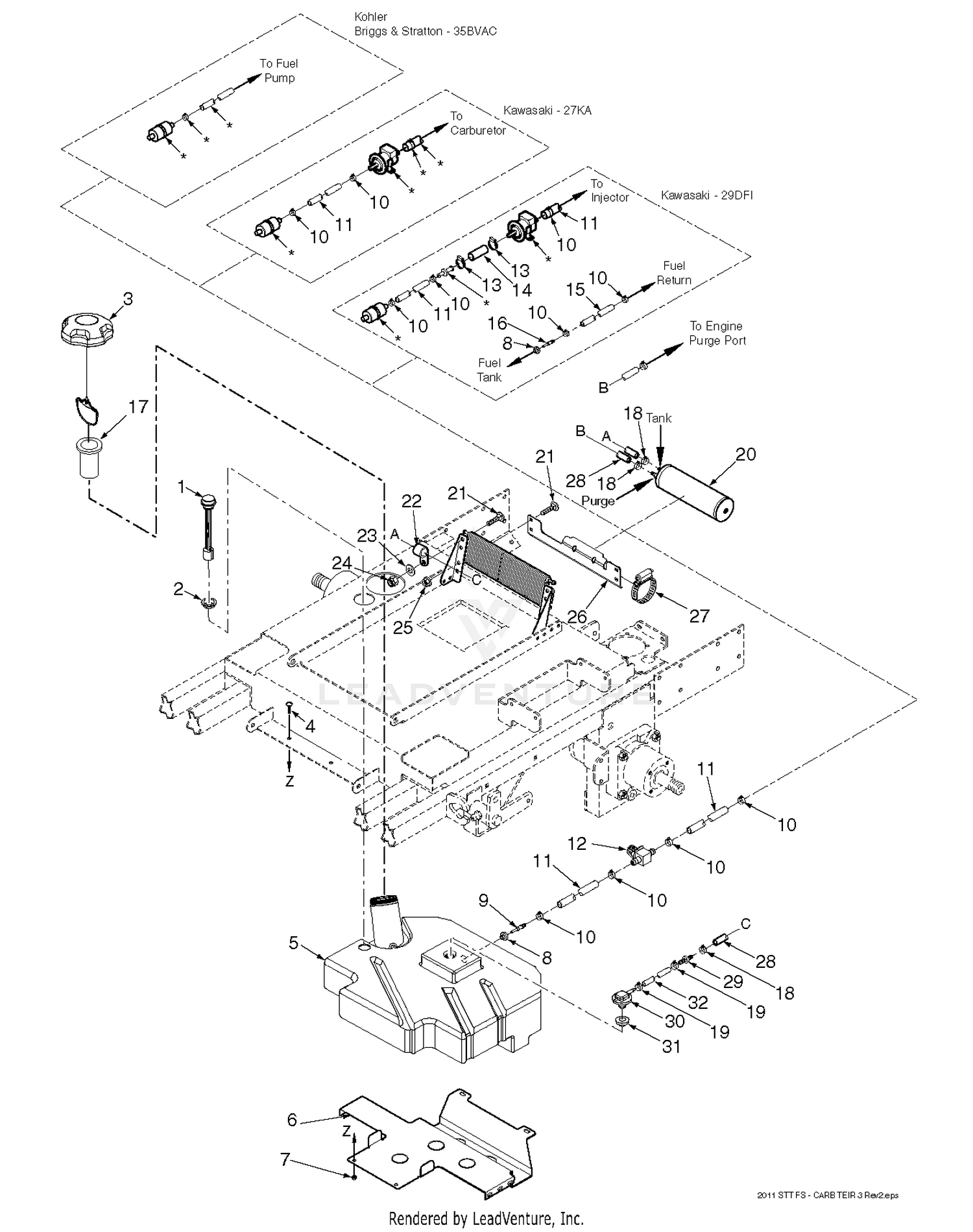 STT-LE Fuel System - C.A.R.B Tier 3
