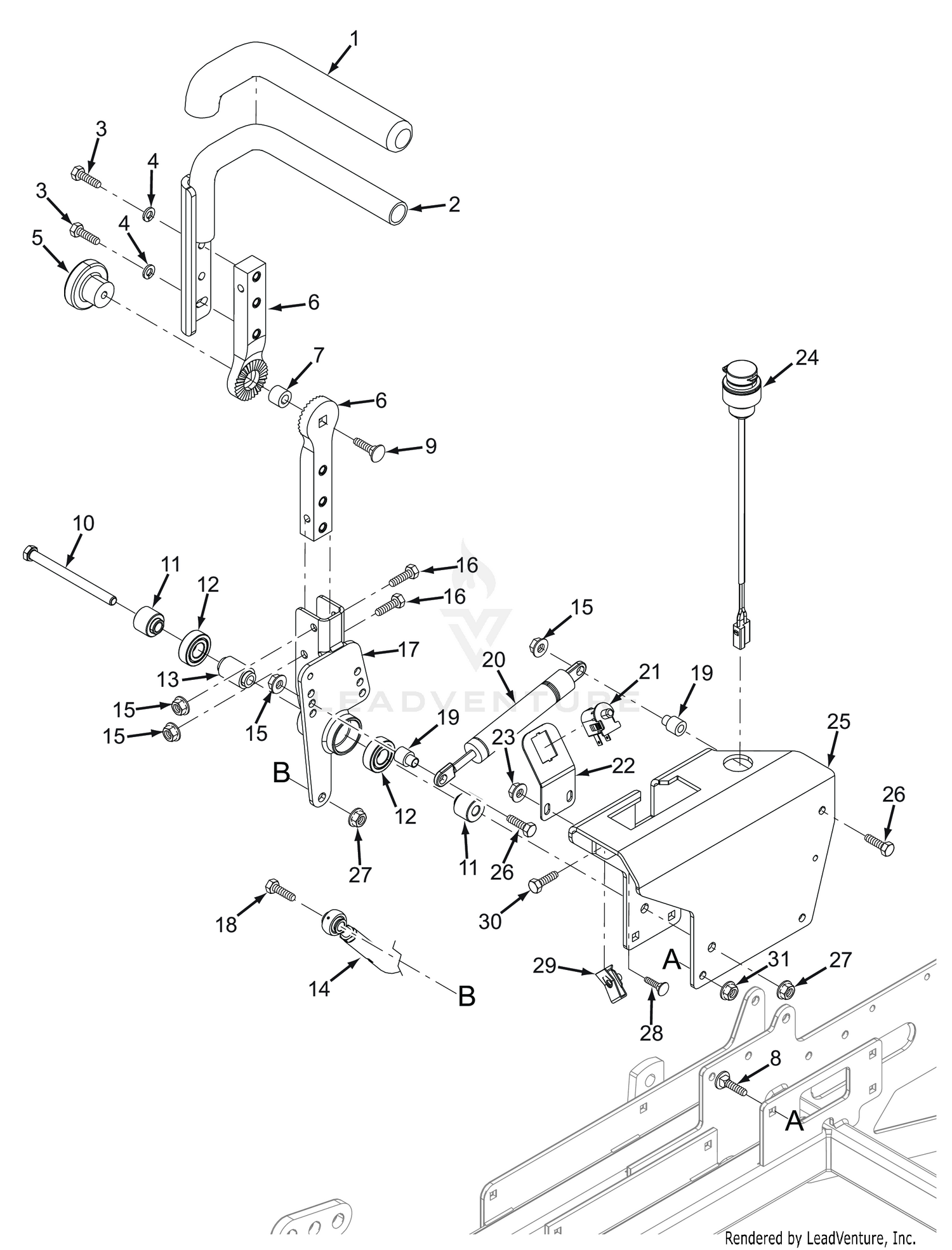 SCZII STEERING COMPONENTS
