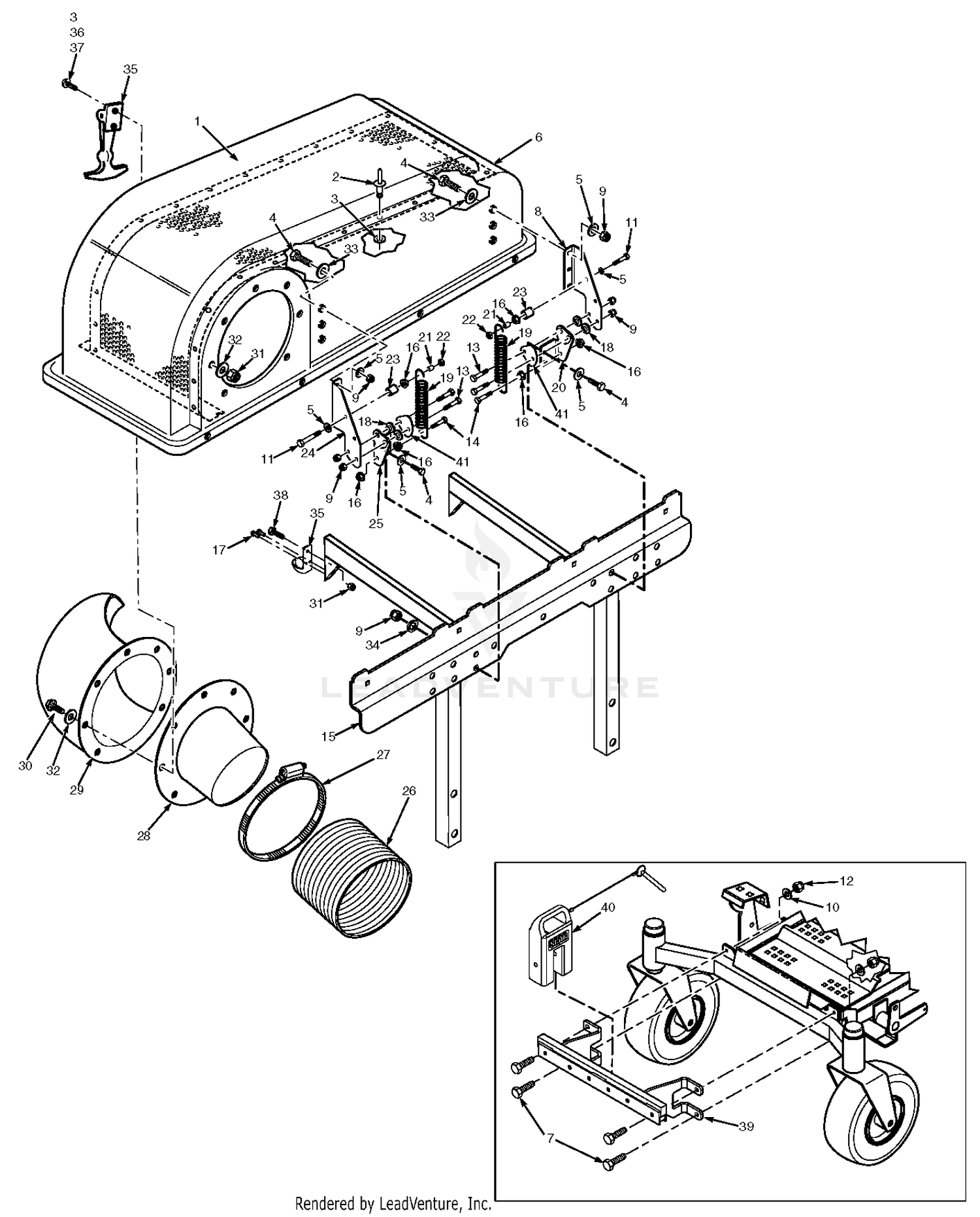 GC-STC Bag Support Components (upper)