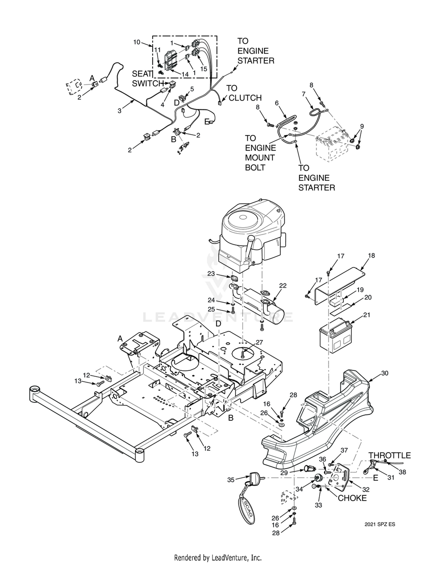 EXHAUST AND ELECTRICAL SYSTEM