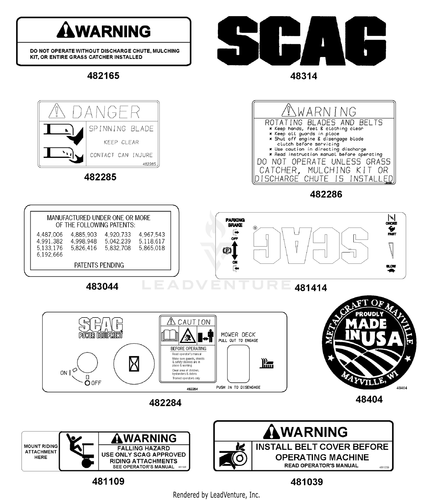 Replacement Decals & Information (Part 1)