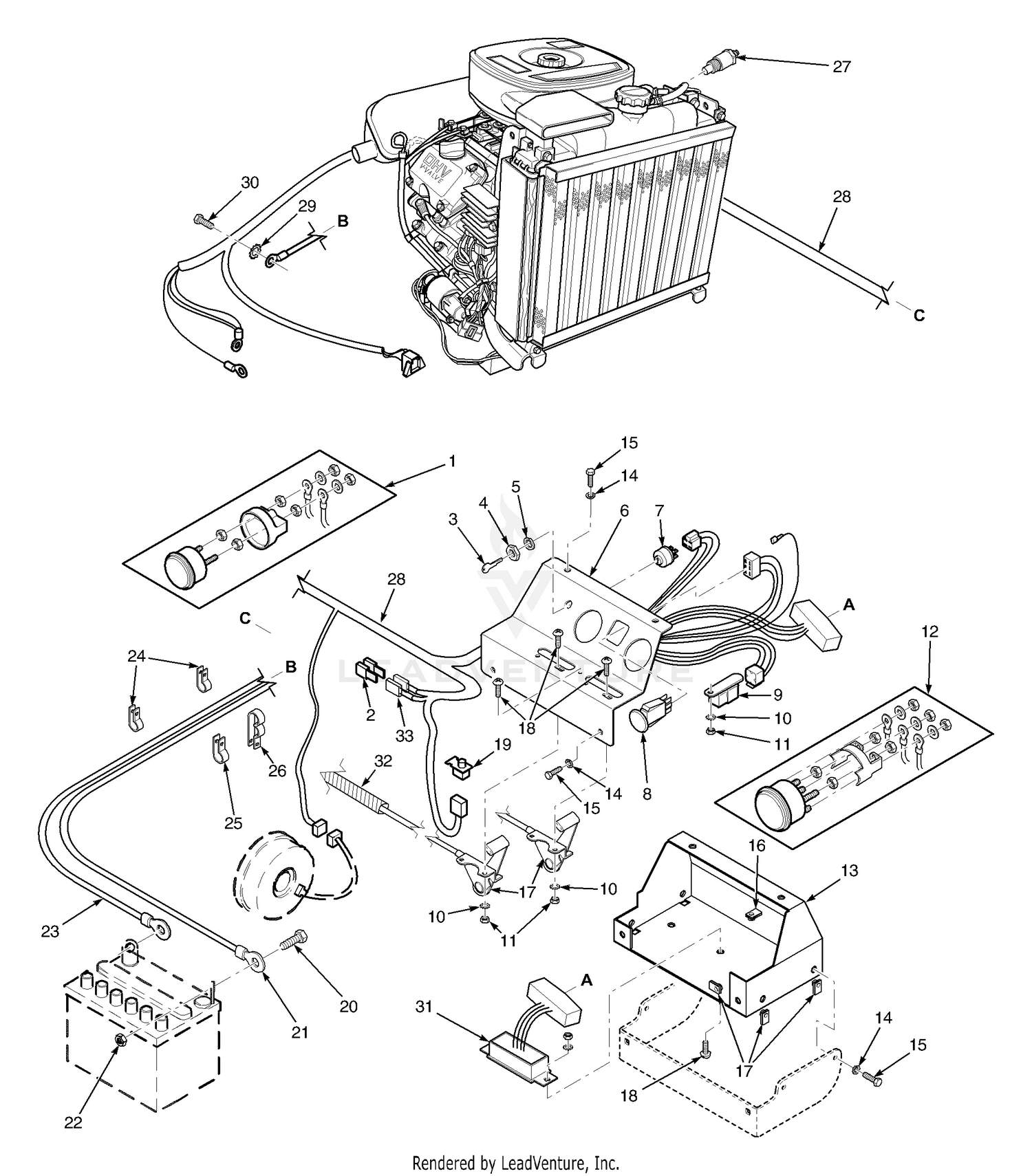 Electrical System (23HP & 27HP Kawasaki)