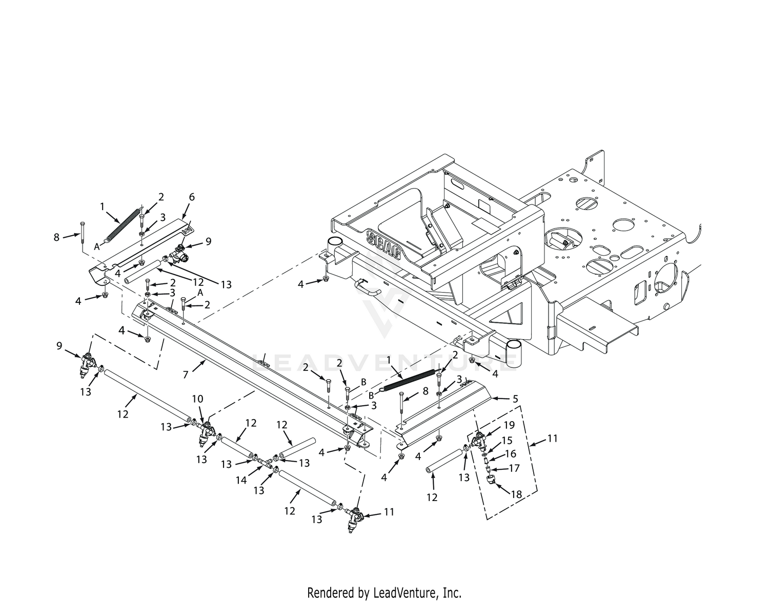 SPRAYER BOOM ASSEMBLY