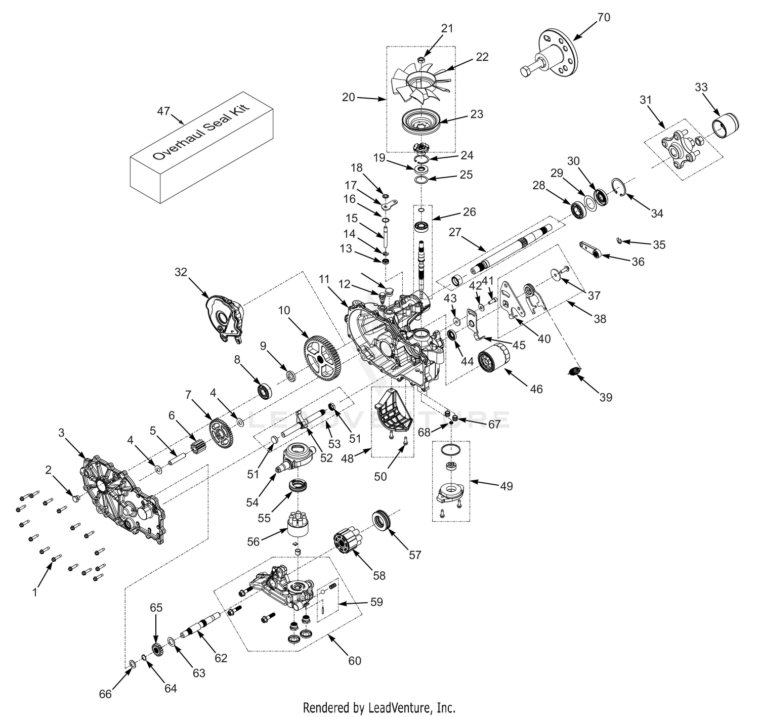 ZT-2800 HYDRAULIC AXLE ASSEMBLY