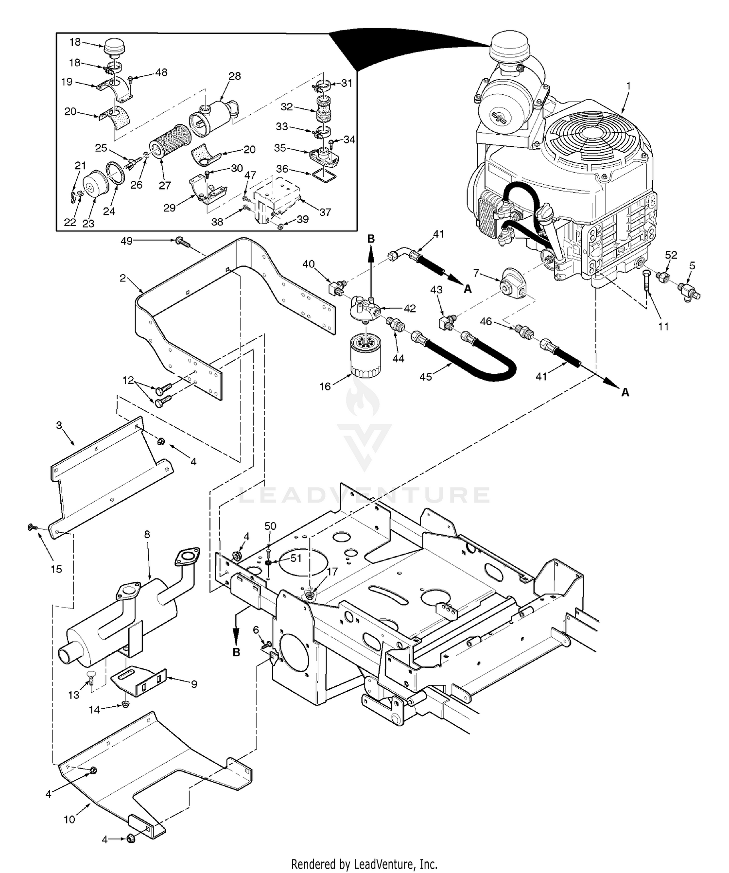 Engine And Attaching Parts