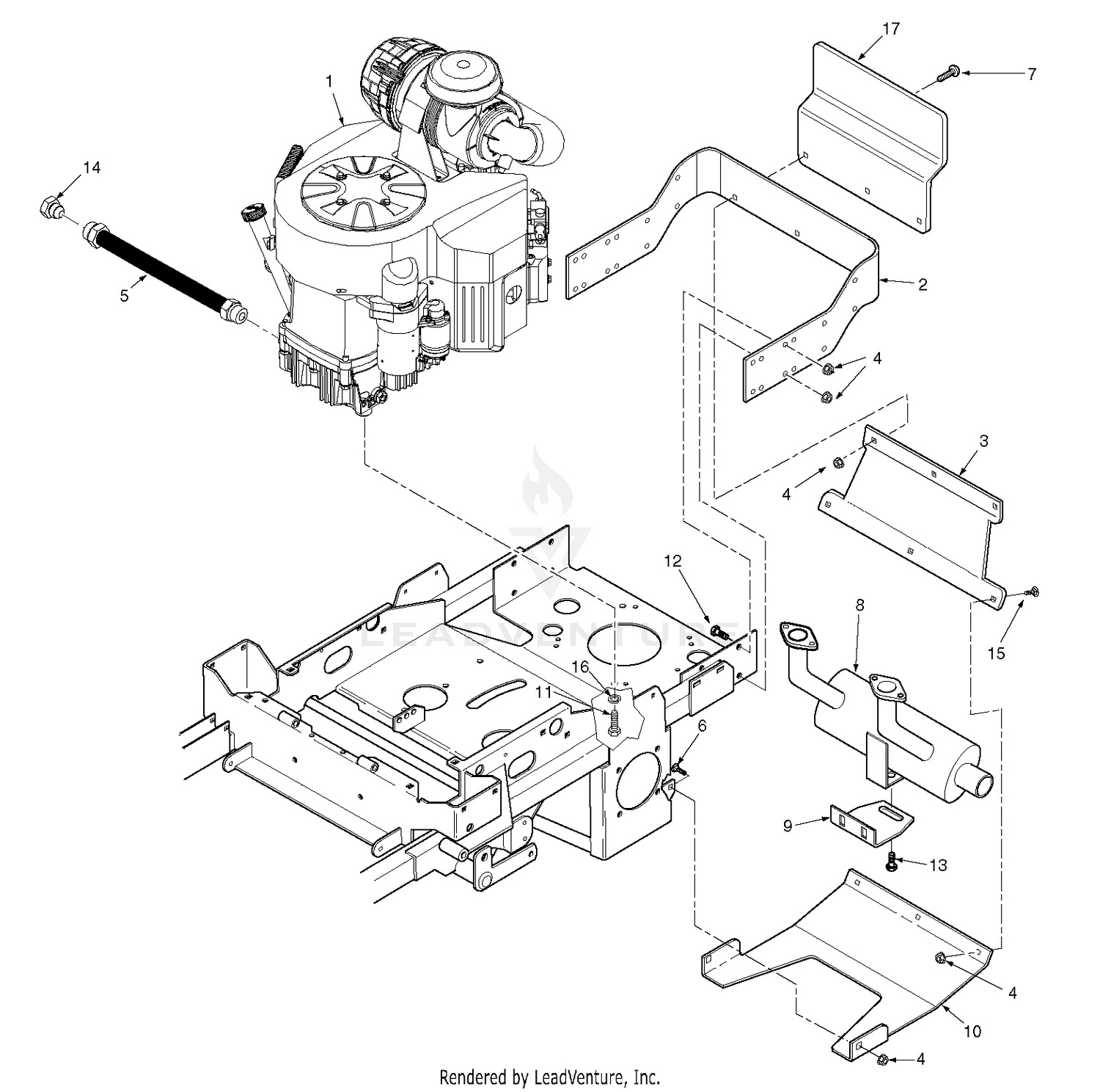 Engine And Attaching Parts