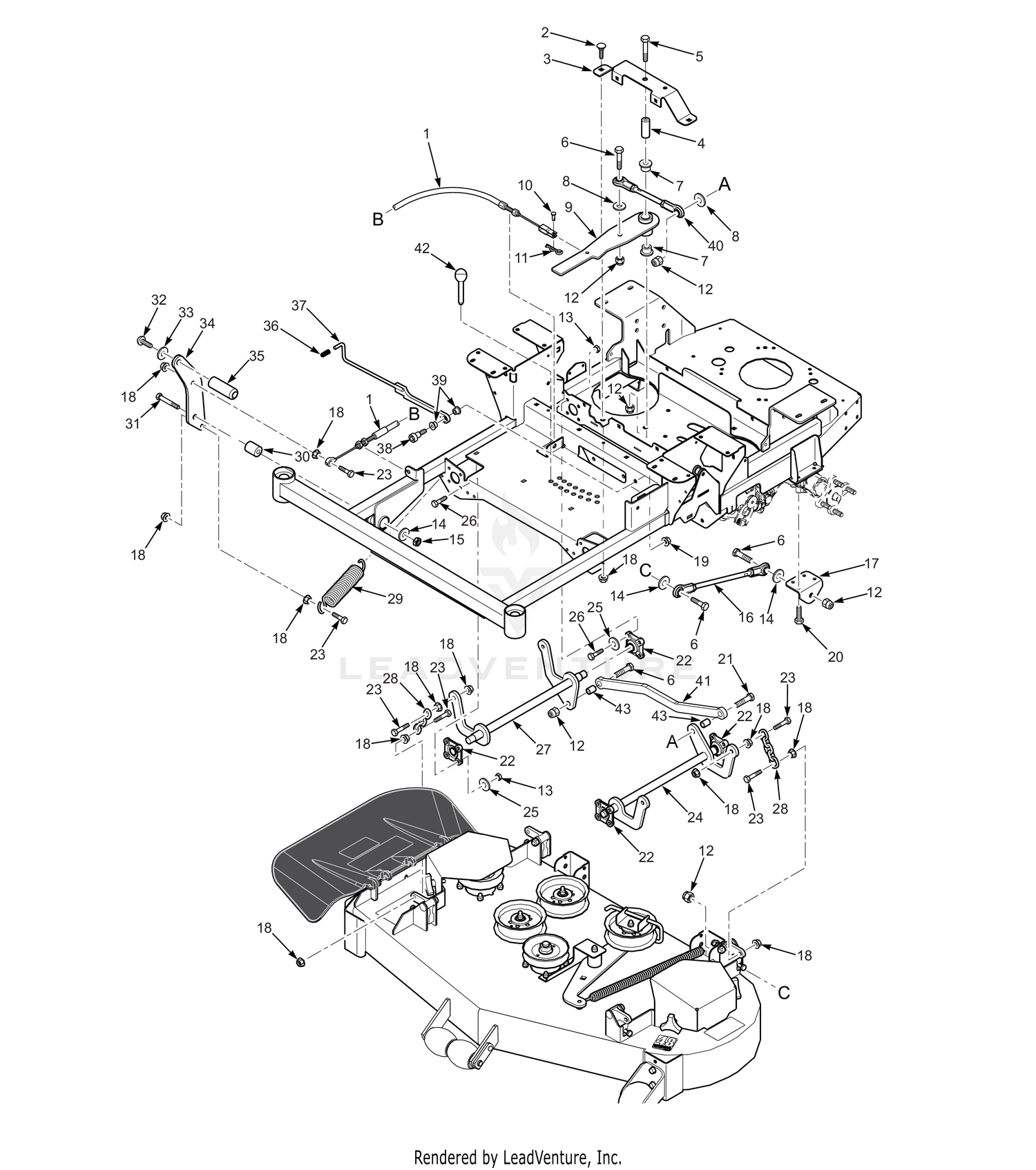 CUTTER DECK CONTROLS - SPZ52H