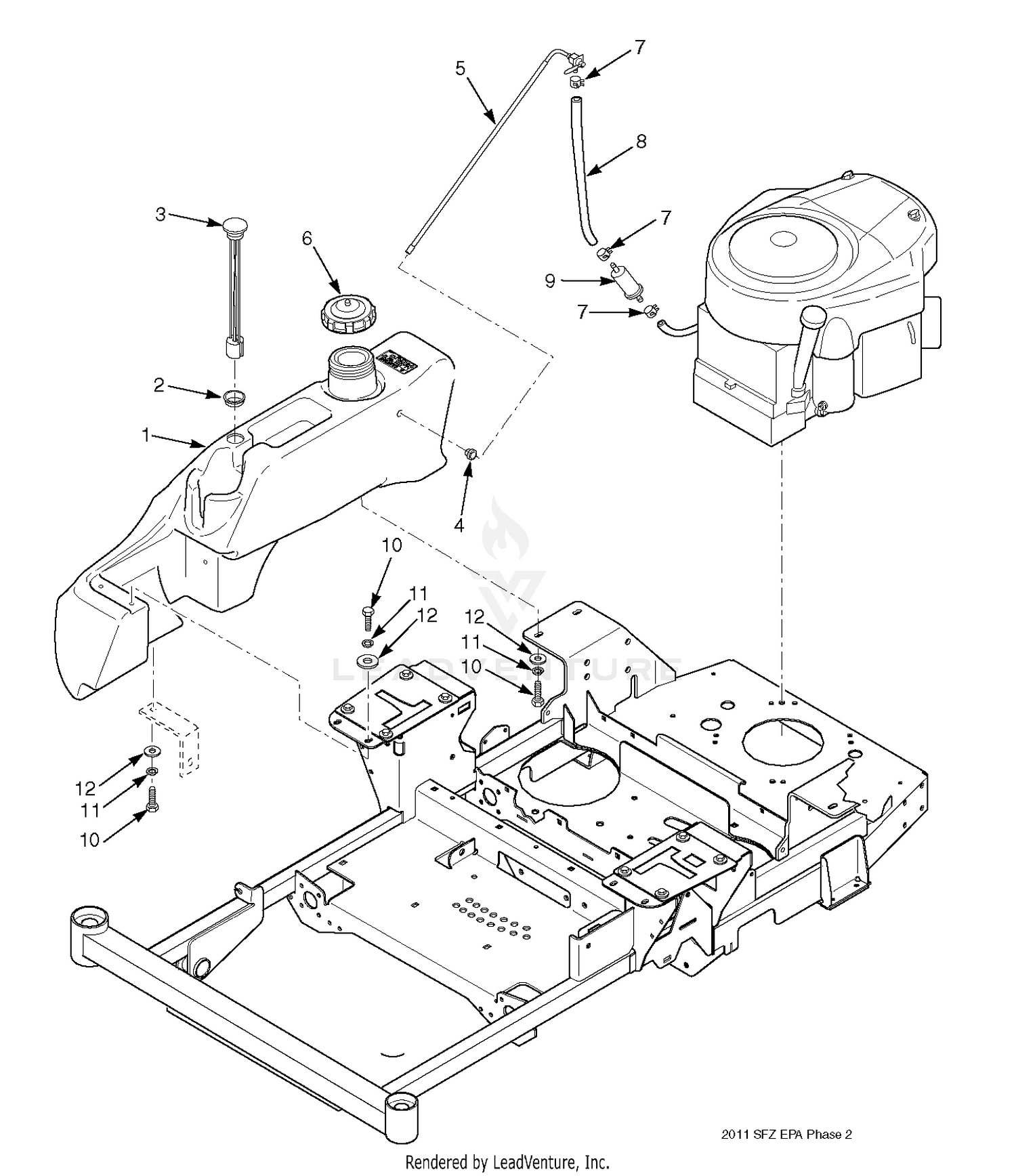 SFZ48, SFZ52 & SFZ61 Fuel System - EPA Phase 2