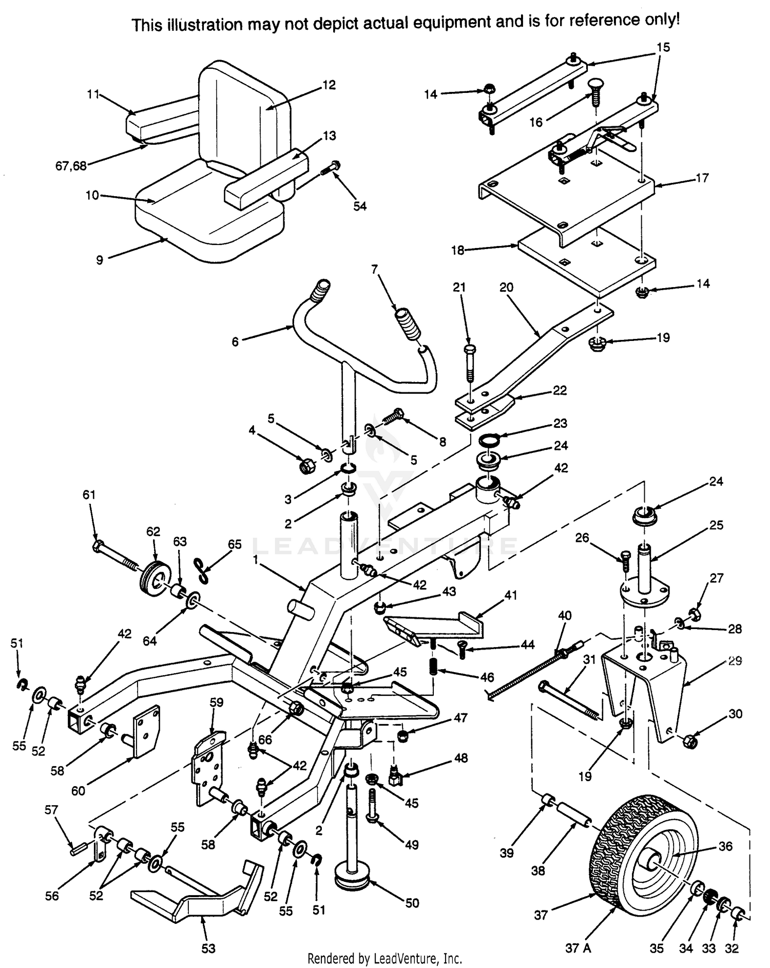 RIDER FRAME ASSEMBLY