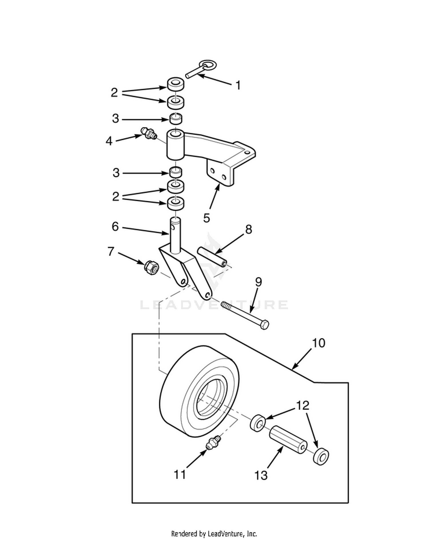 CASTER ASSEMBLY