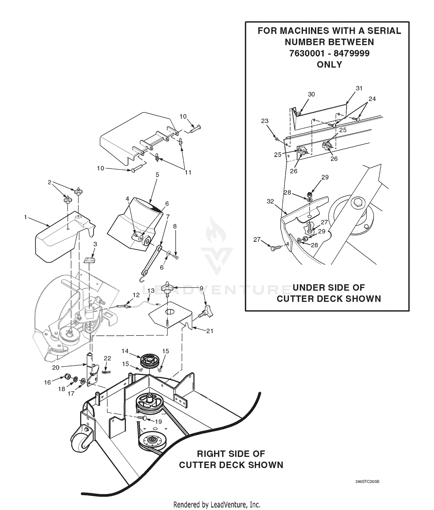 48" & 52" Blower Mounting Components