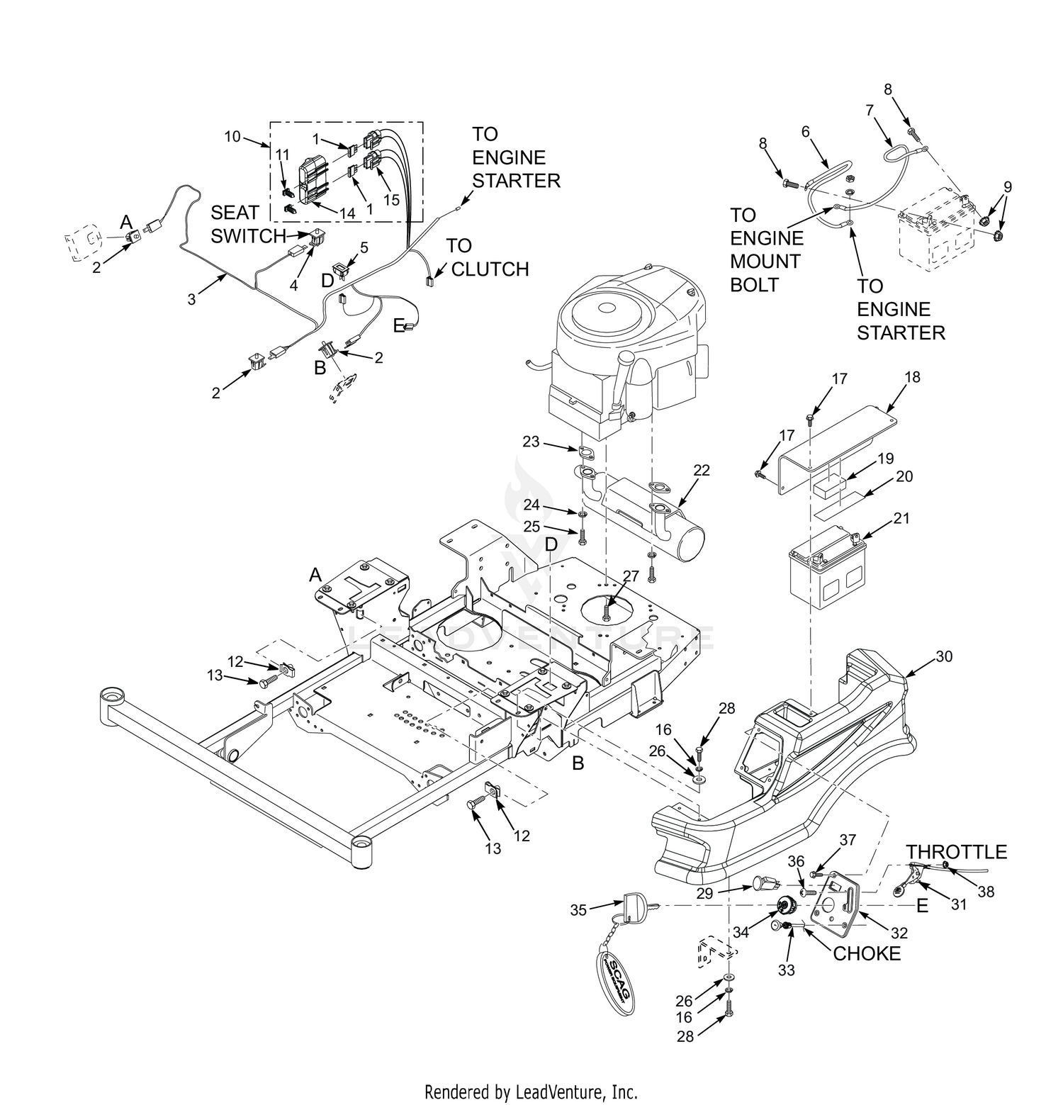 EXHAUST AND ELECTRICAL SYSTEM - SPZ