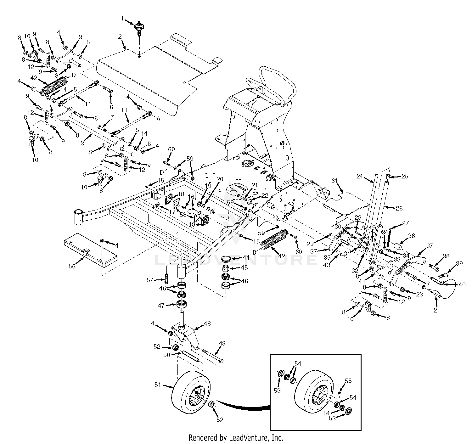 SVR-61V Cutter Deck Controls