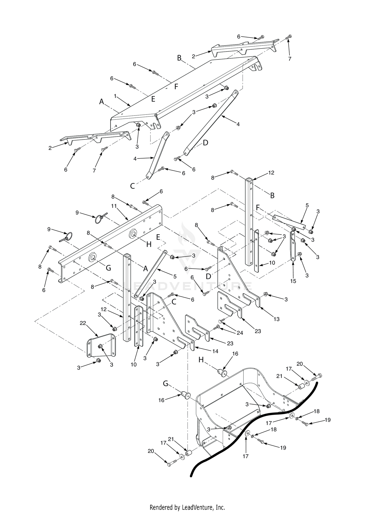 GC-CS STC HOPPER SUPPORT COMPONENTS