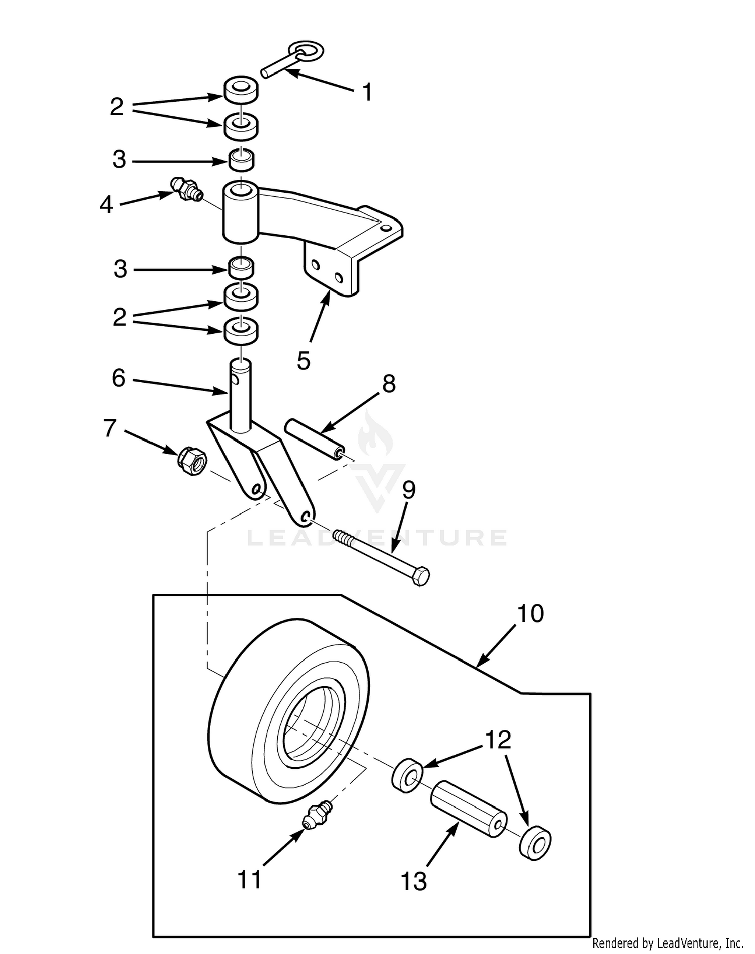 CASTER ASSEMBLY