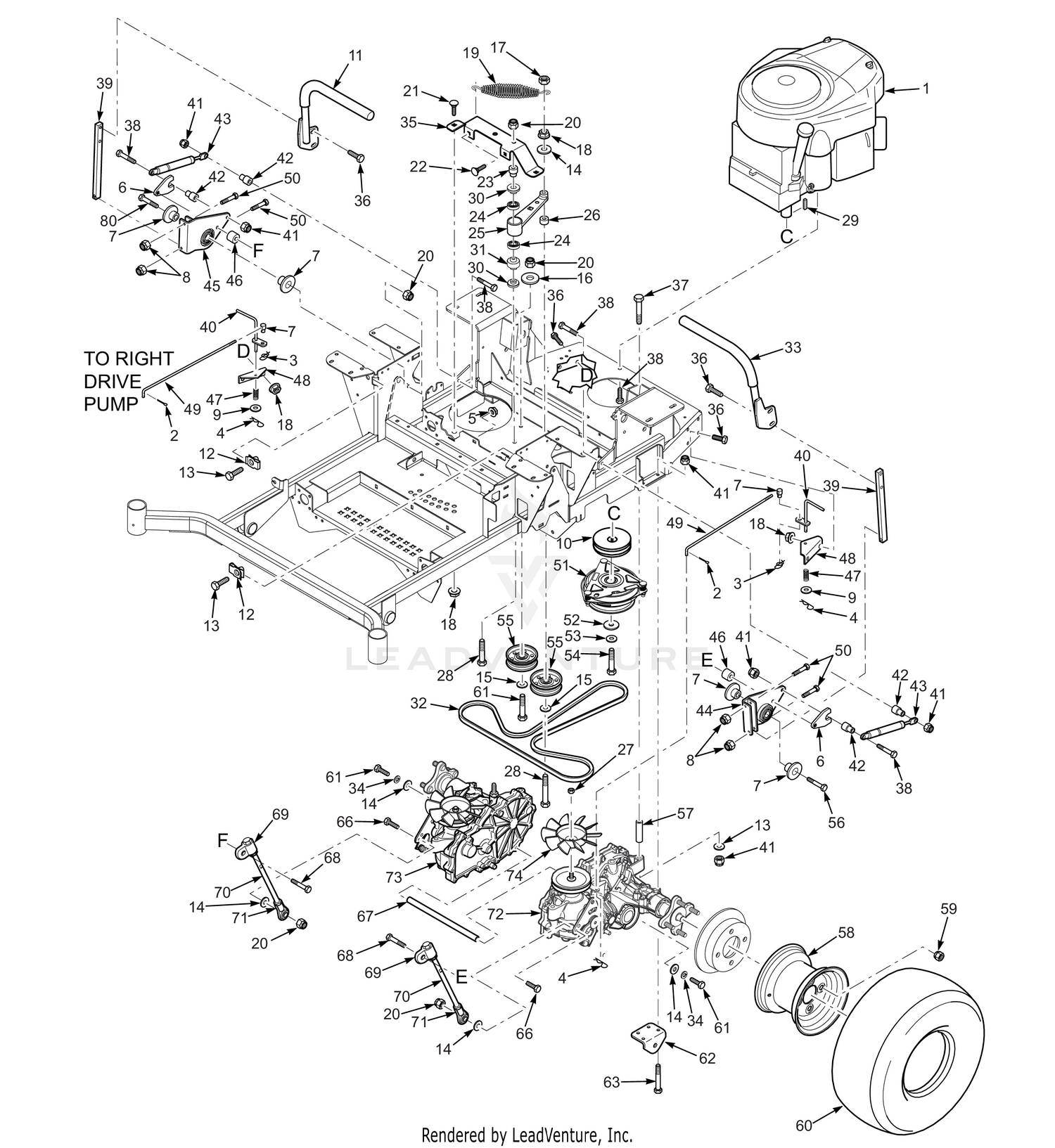 DRIVE SYSTEM COMPONENTS - SPZ52 & SPZ61