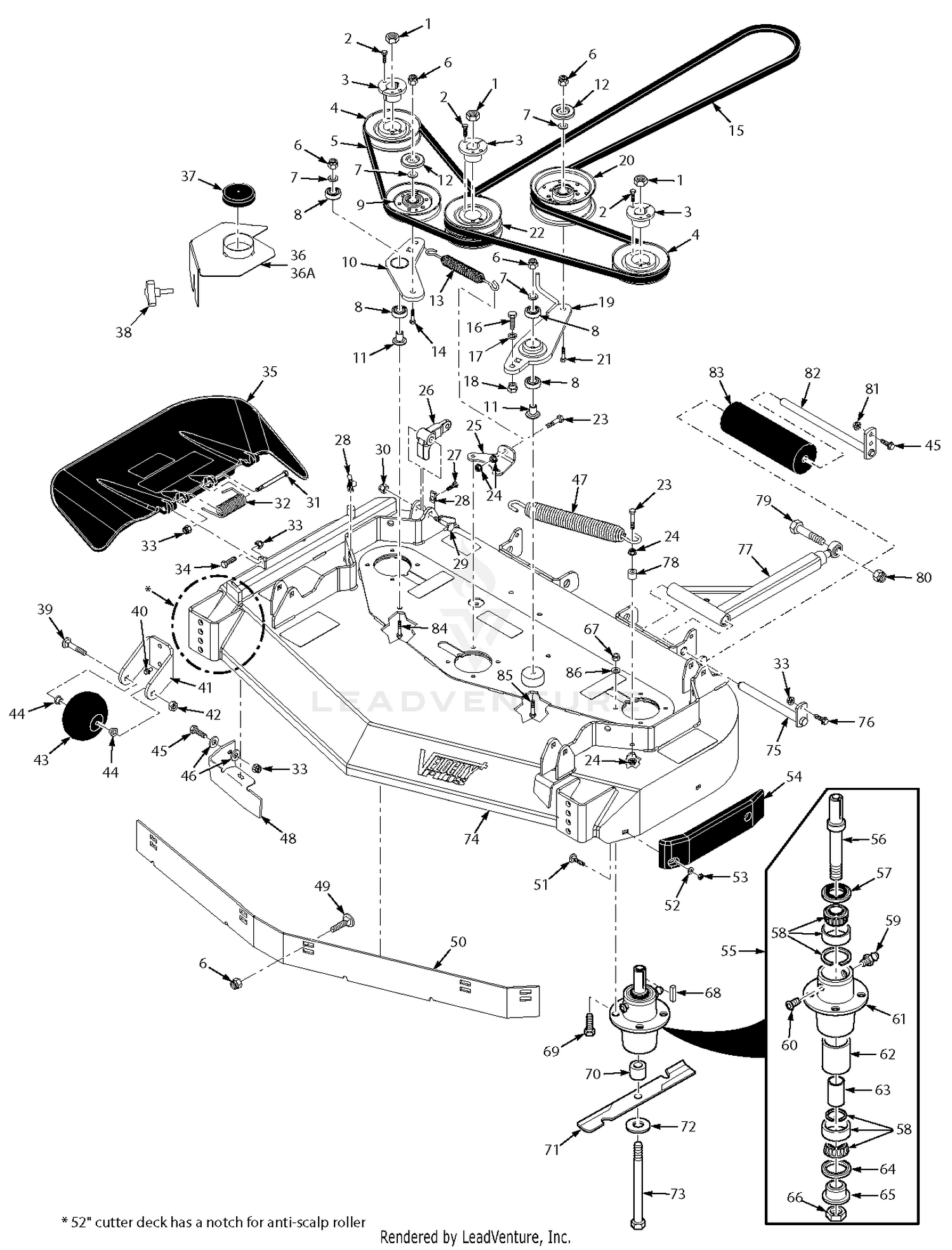48V Cutter Decks